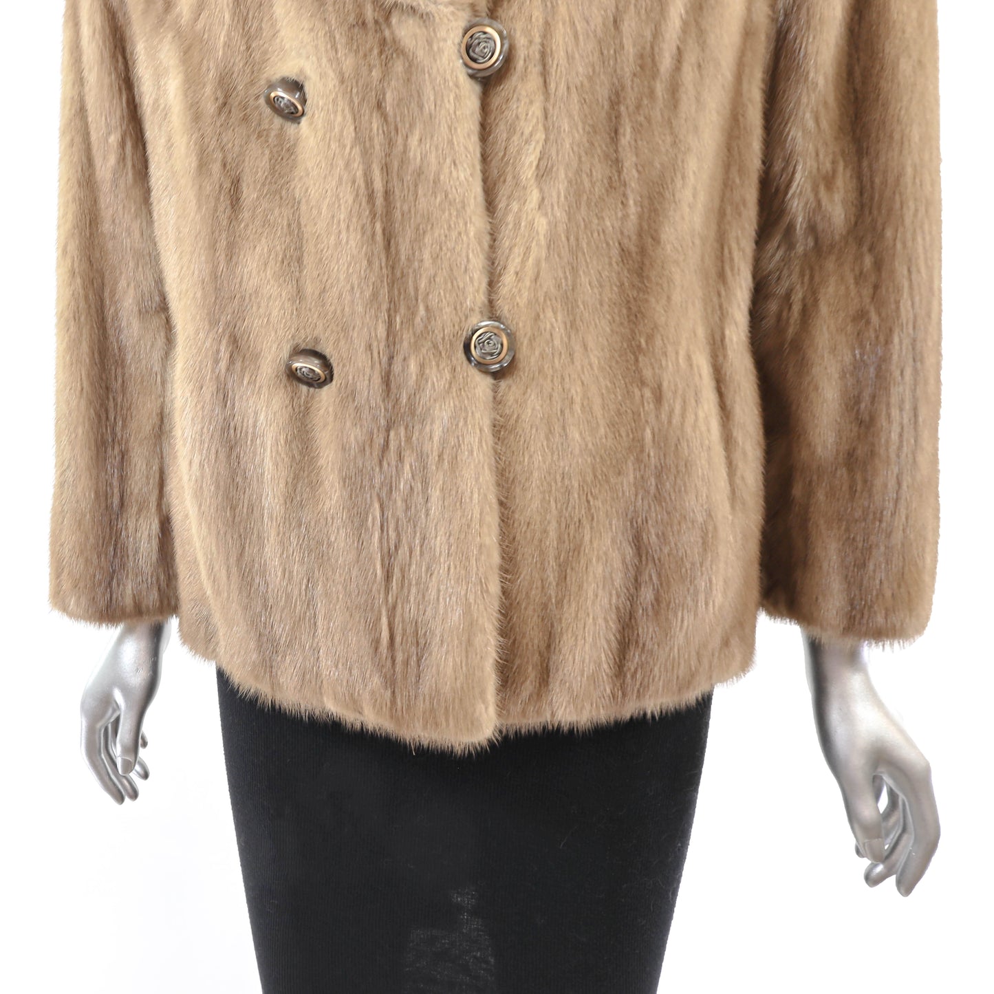 Light Brown Mink Jacket- Size M