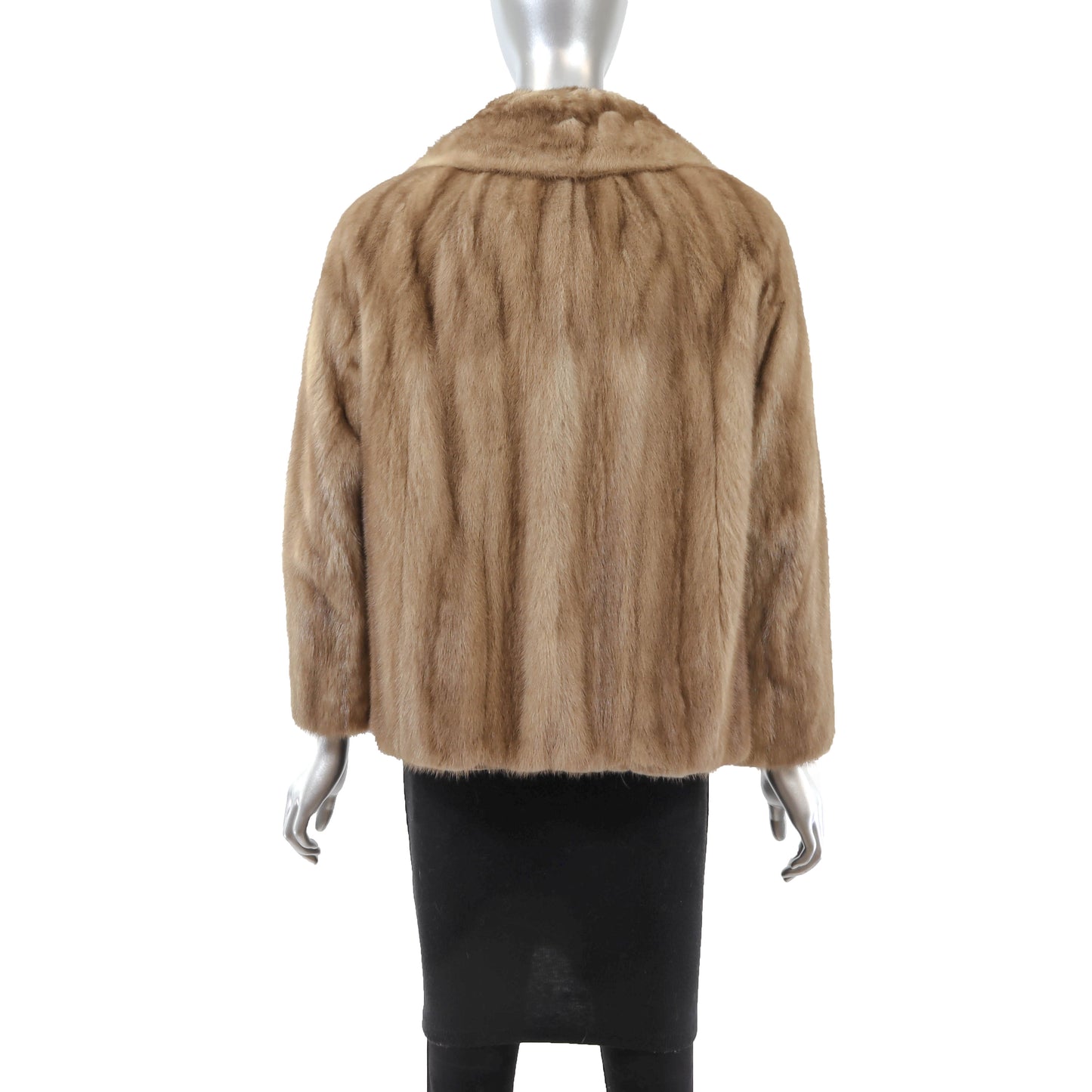 Light Brown Mink Jacket- Size M