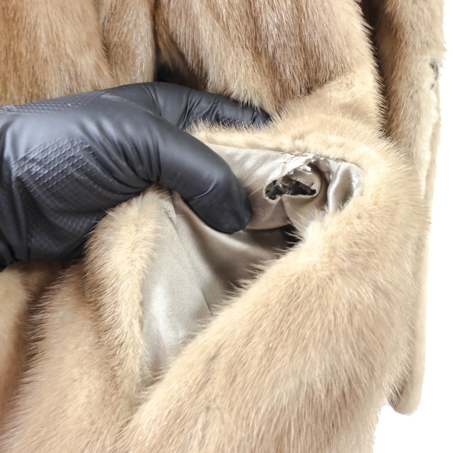 Light Brown Mink Jacket- Size M