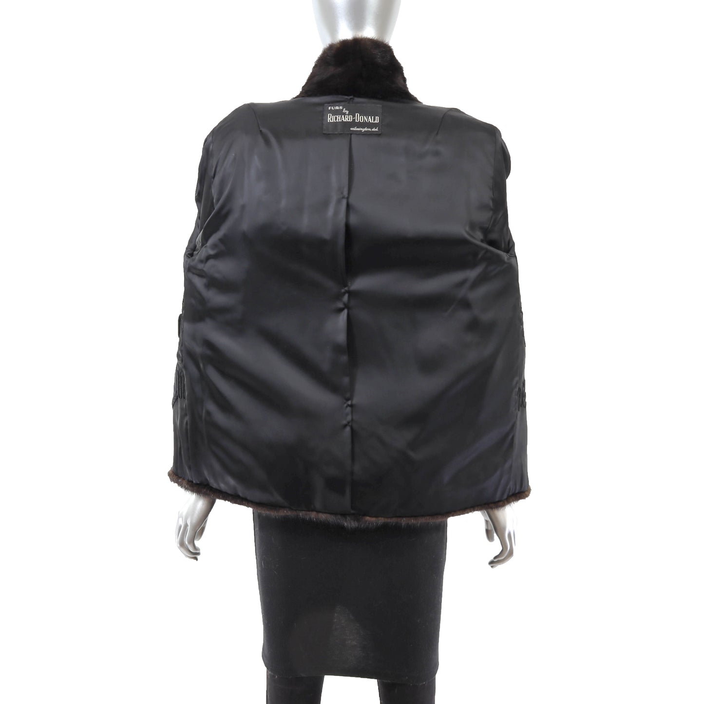 Blackglama Black Mink Jacket- Size M