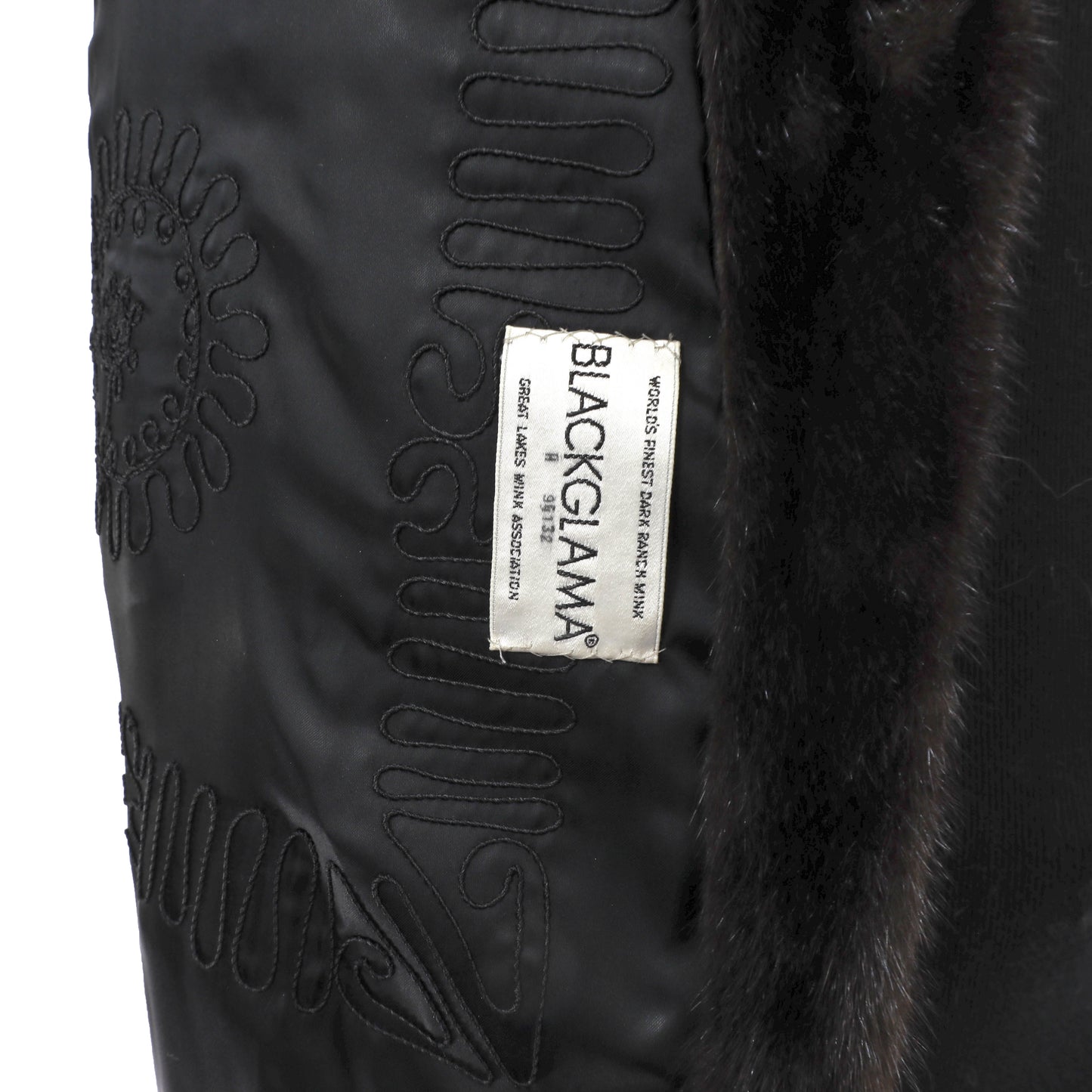 Blackglama Black Mink Jacket- Size M
