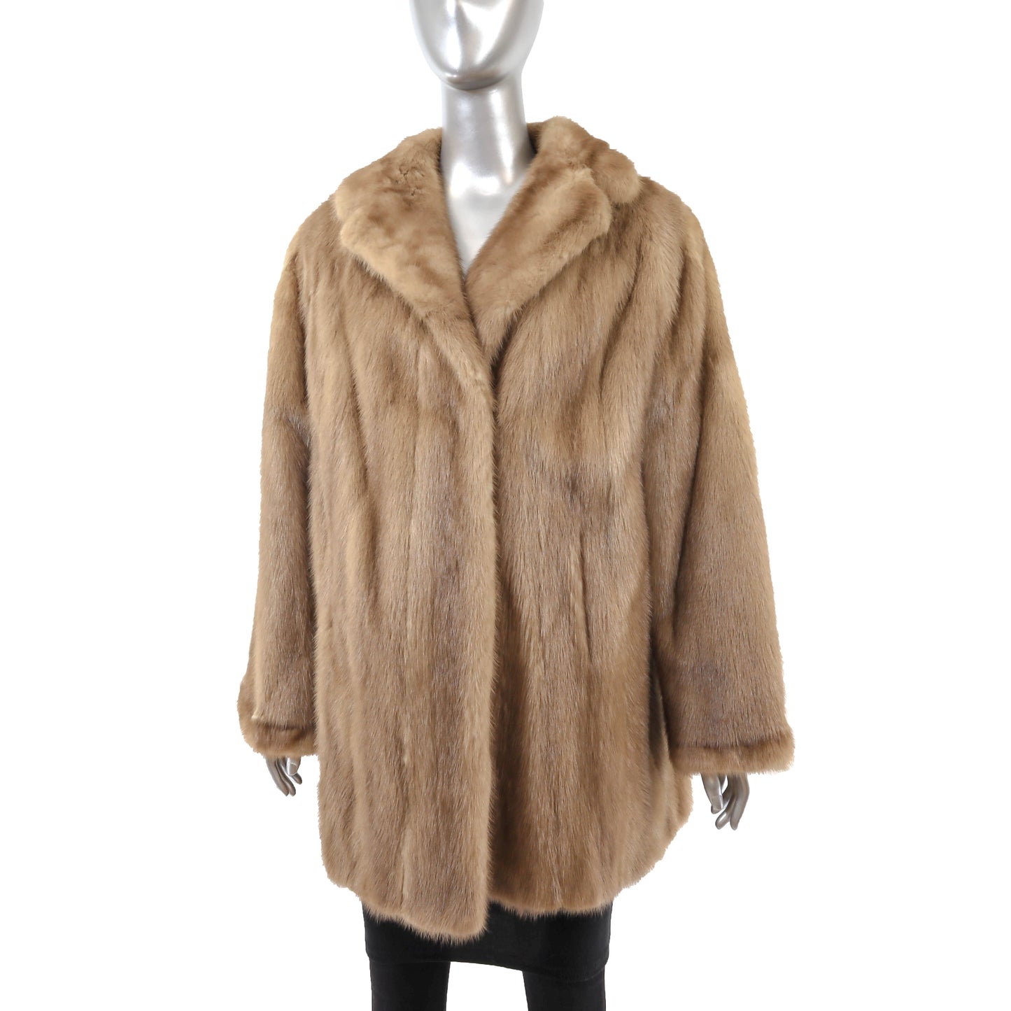 Light Brown Mink Jacket- Size L