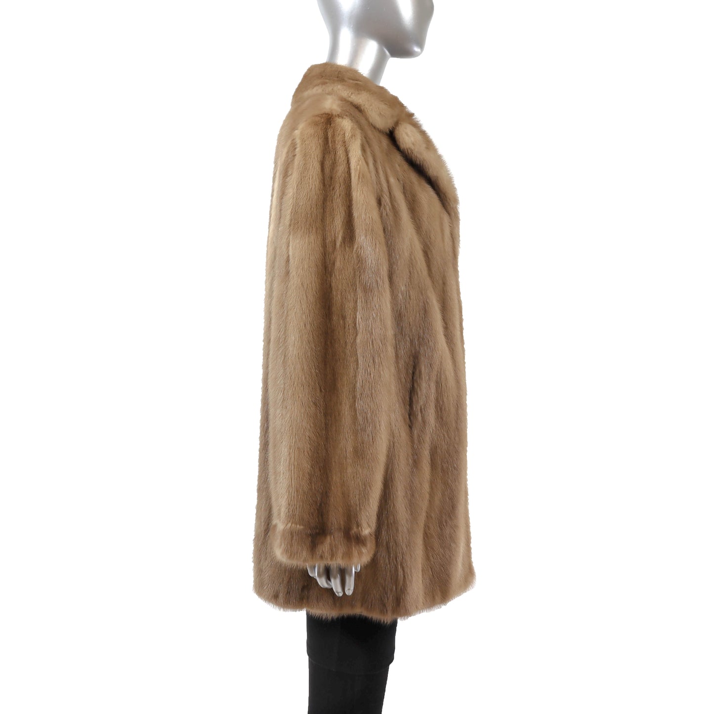 Light Brown Mink Jacket- Size L
