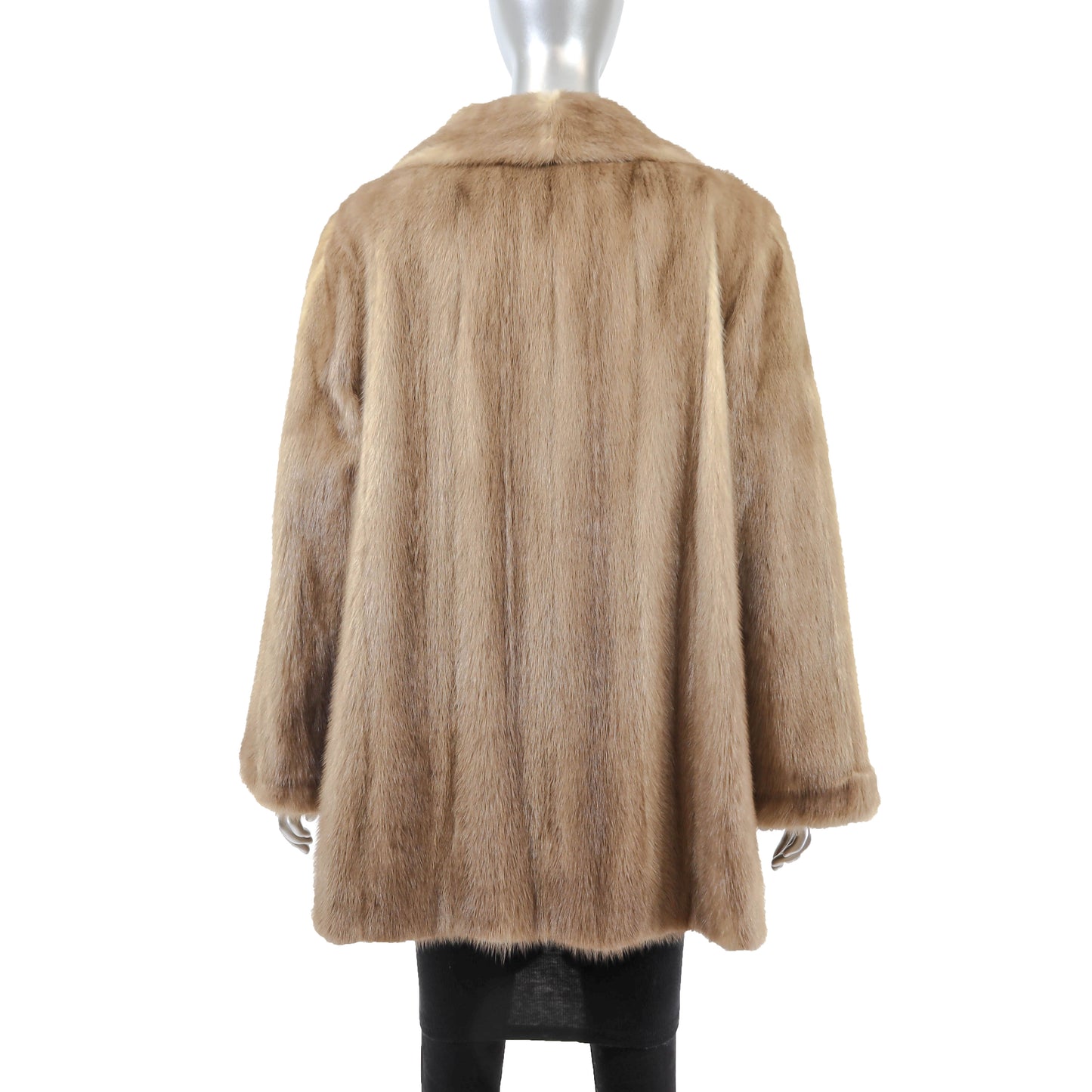 Light Brown Mink Jacket- Size L