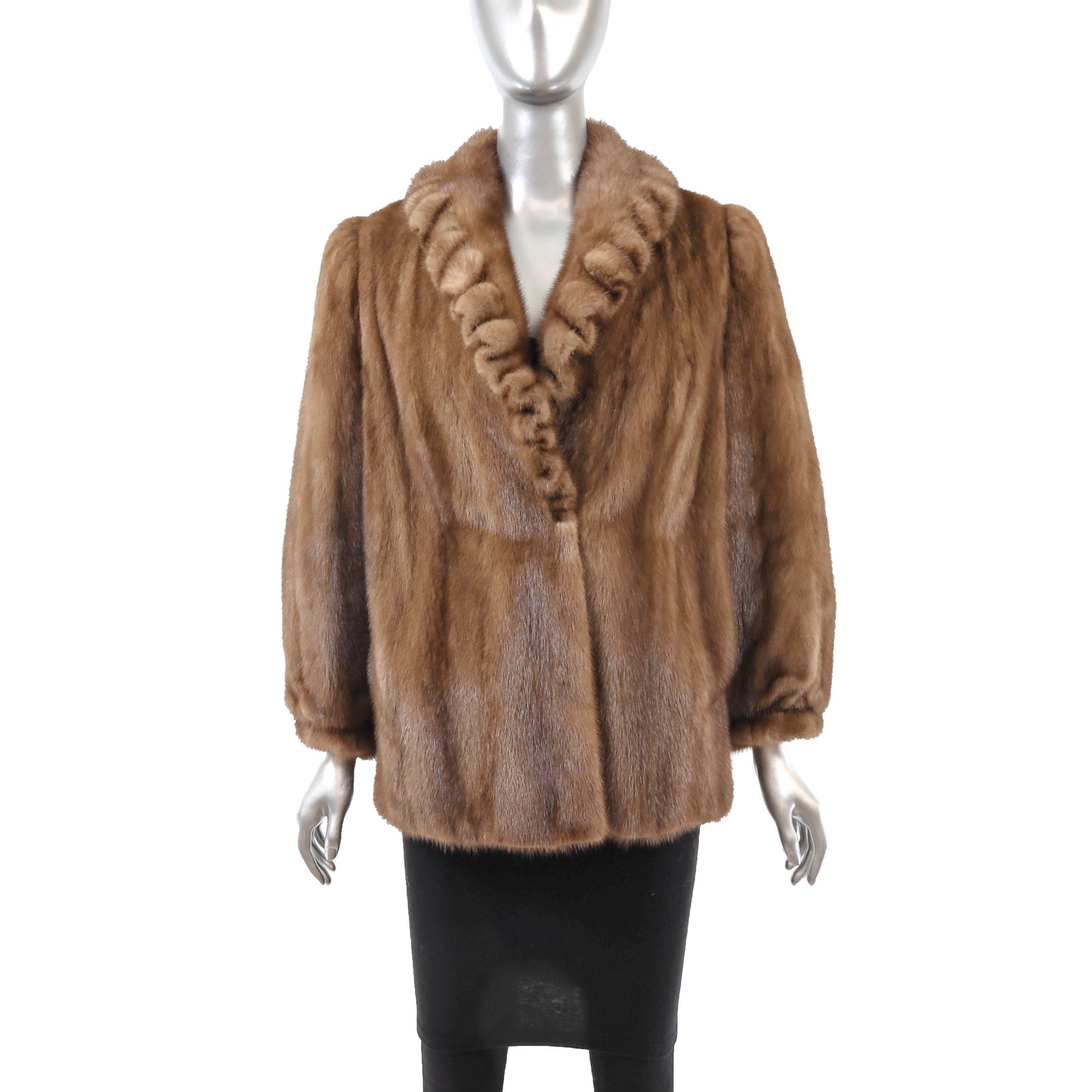 Light Brown Mink Jacket- Size M