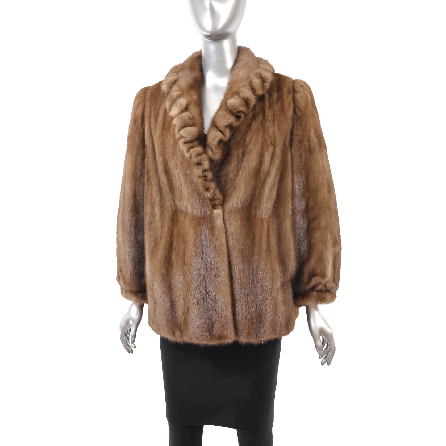 Light Brown Mink Jacket- Size M