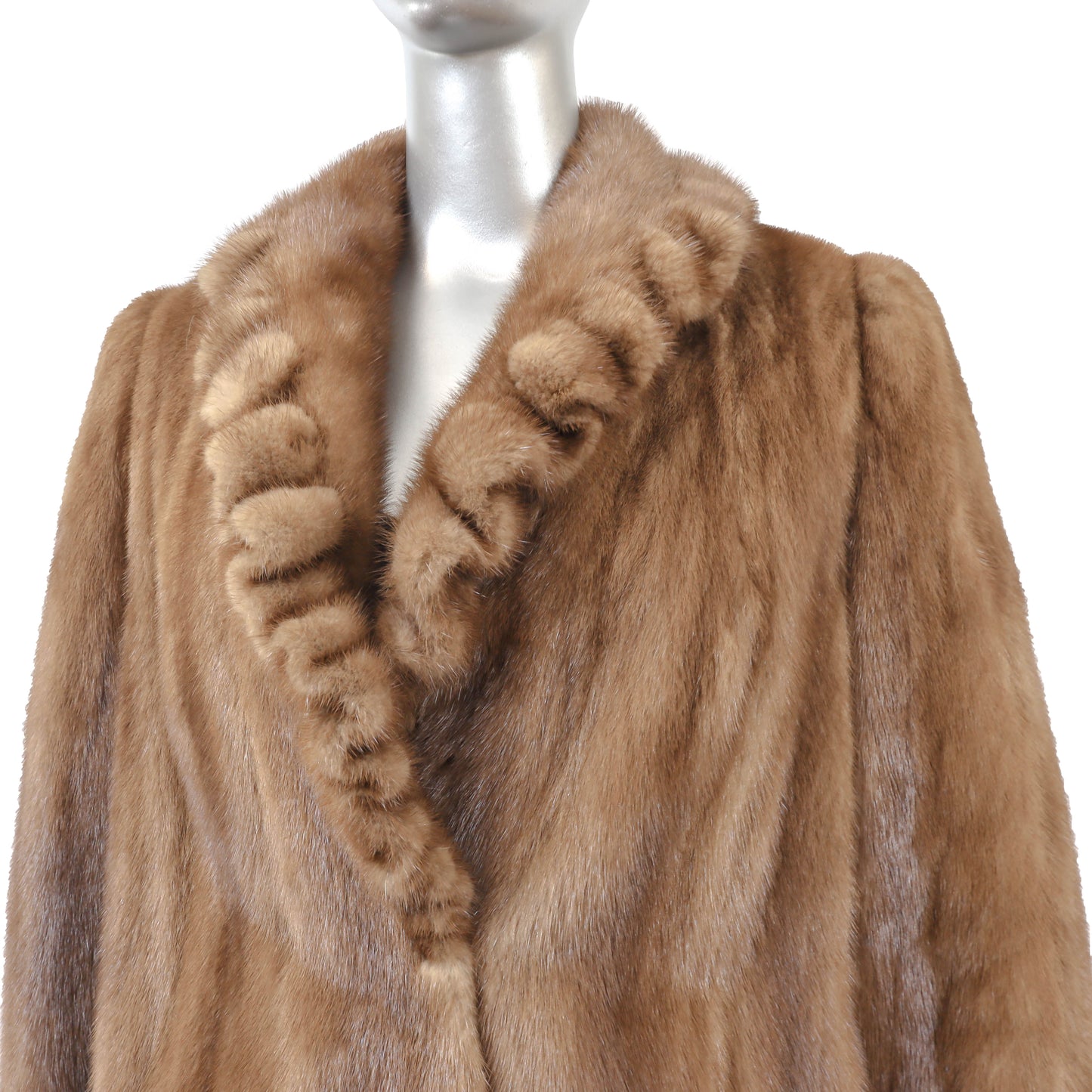 Light Brown Mink Jacket- Size M