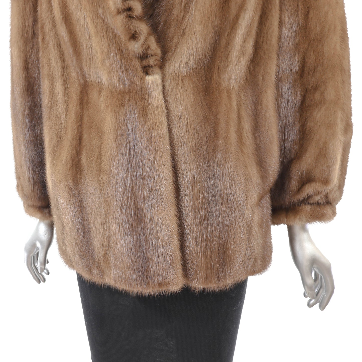 Light Brown Mink Jacket- Size M