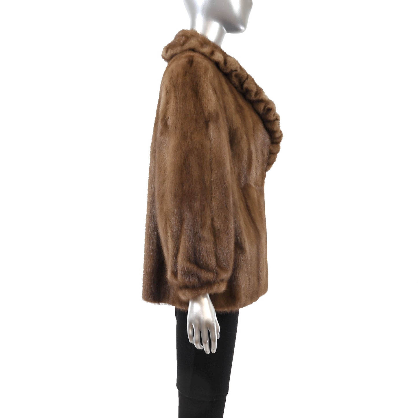 Light Brown Mink Jacket- Size M