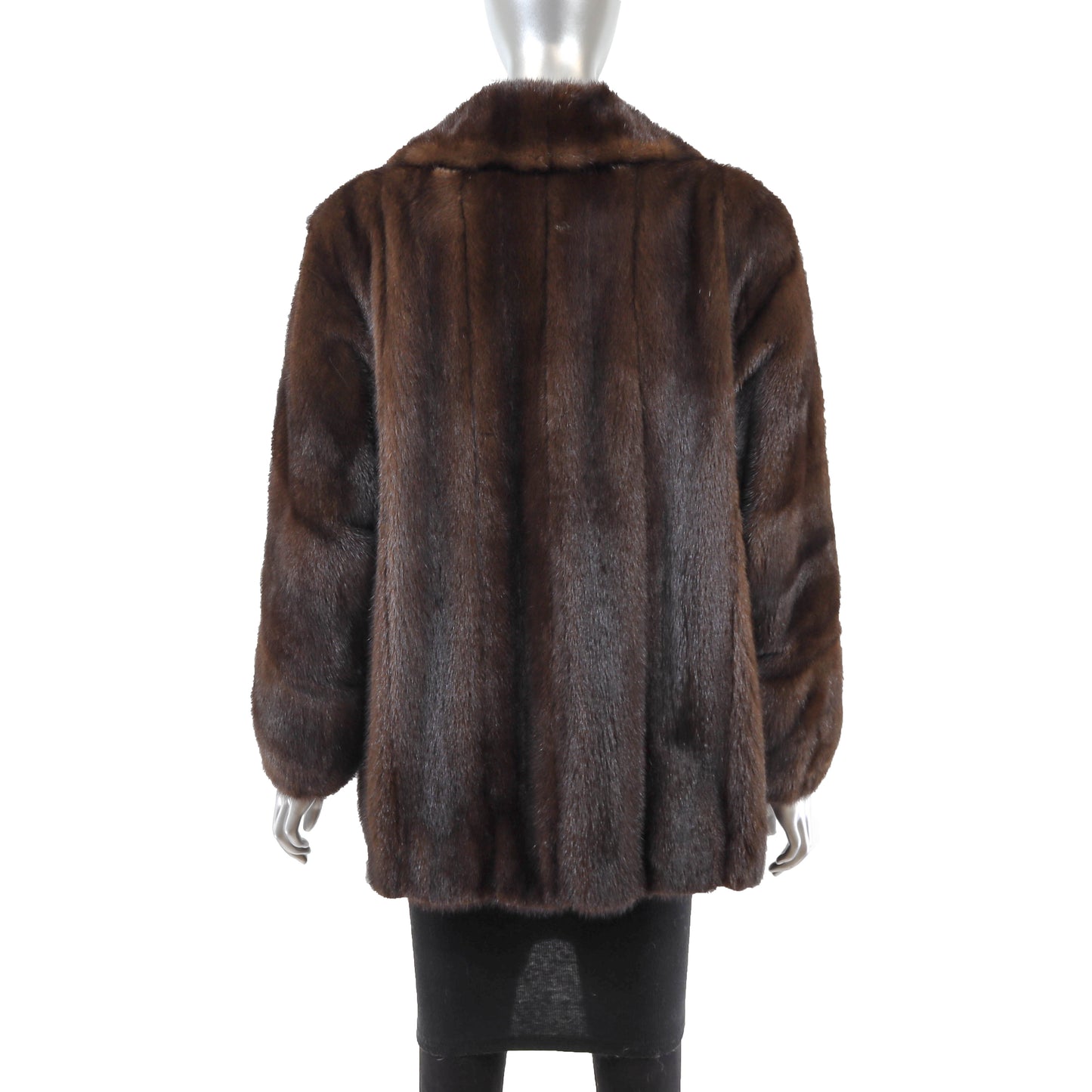 YSL Brown Mink Jacket- Size L