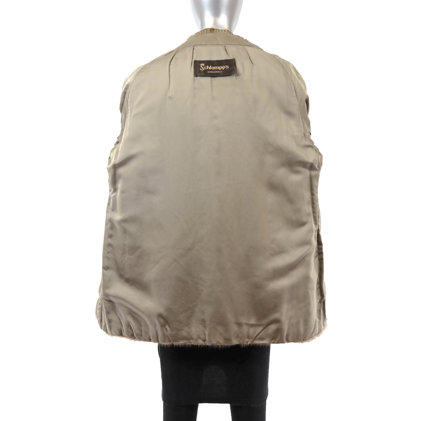 Light Brown Mink Jacket- Size L