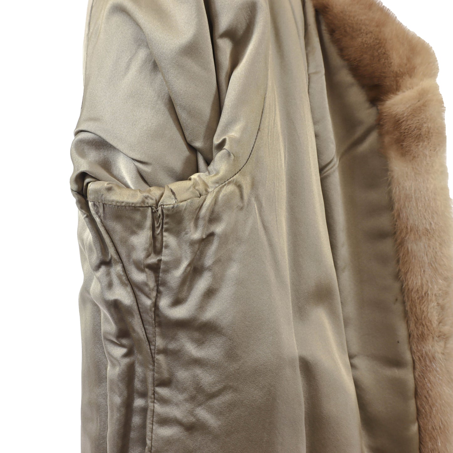 Light Brown Mink Jacket- Size L