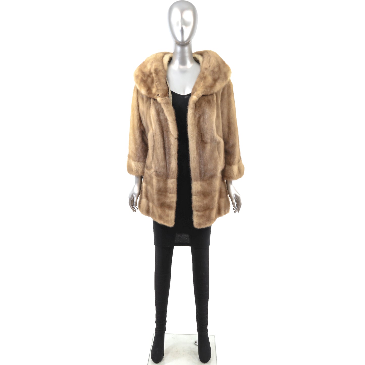Light Brown Mink Jacket- Size L