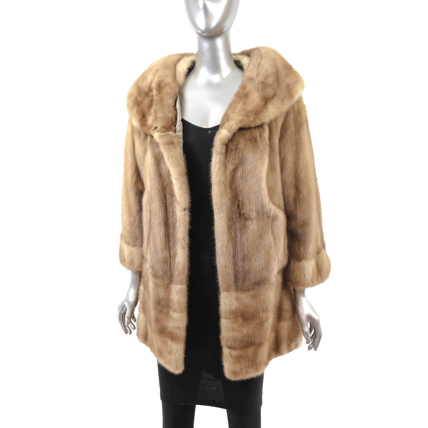 Light Brown Mink Jacket- Size L