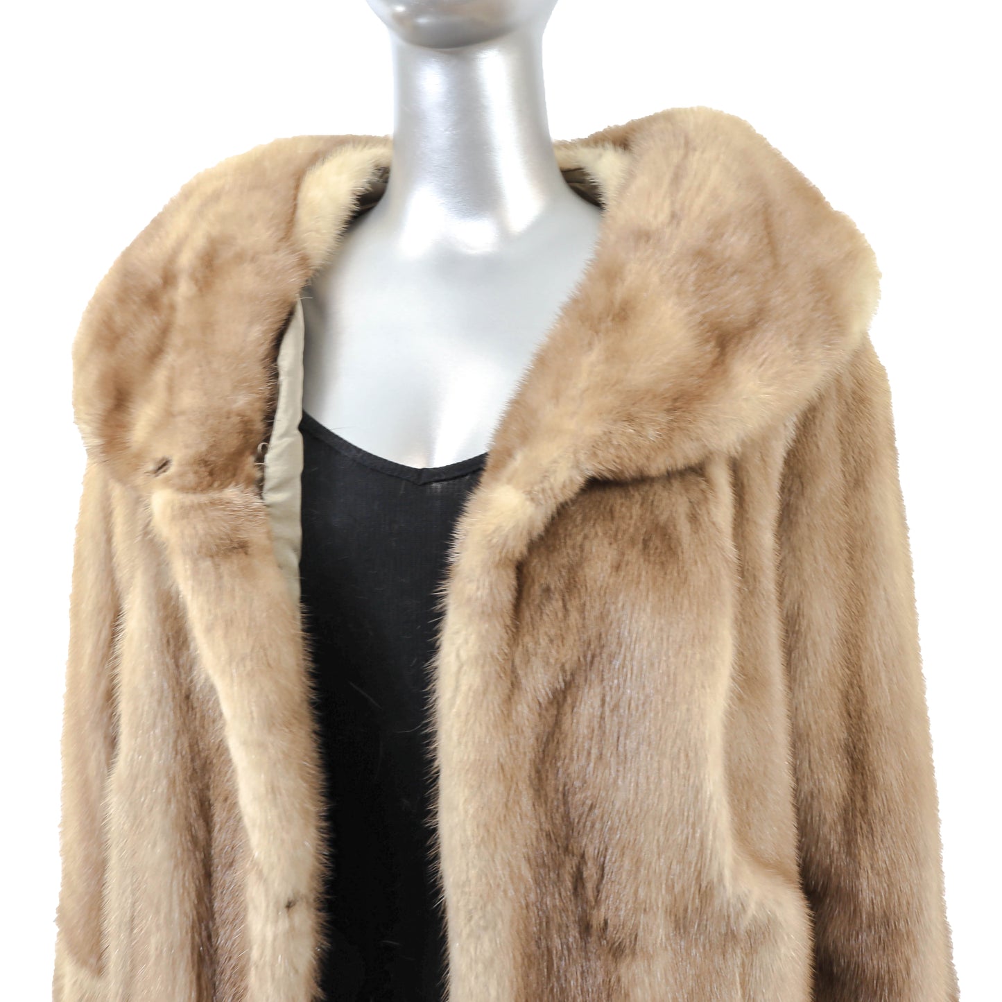 Light Brown Mink Jacket- Size L