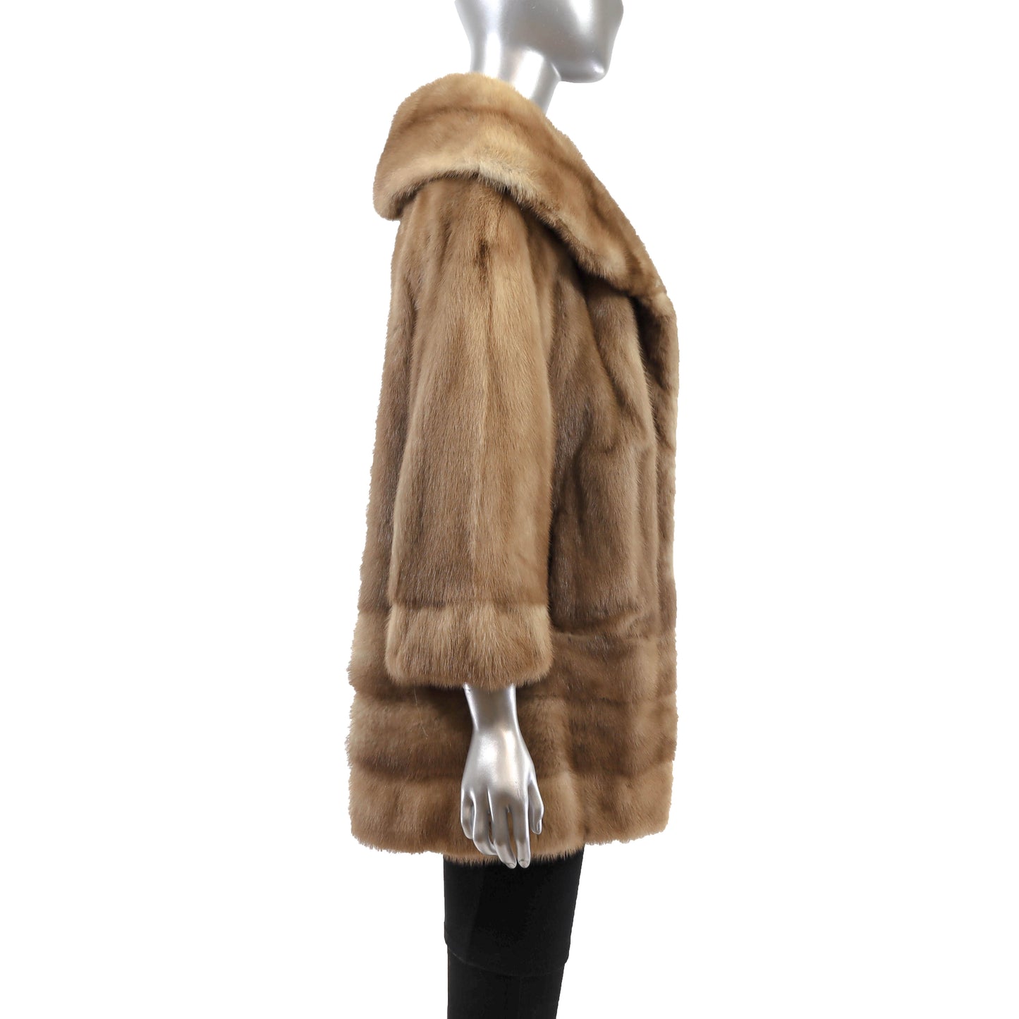 Light Brown Mink Jacket- Size L