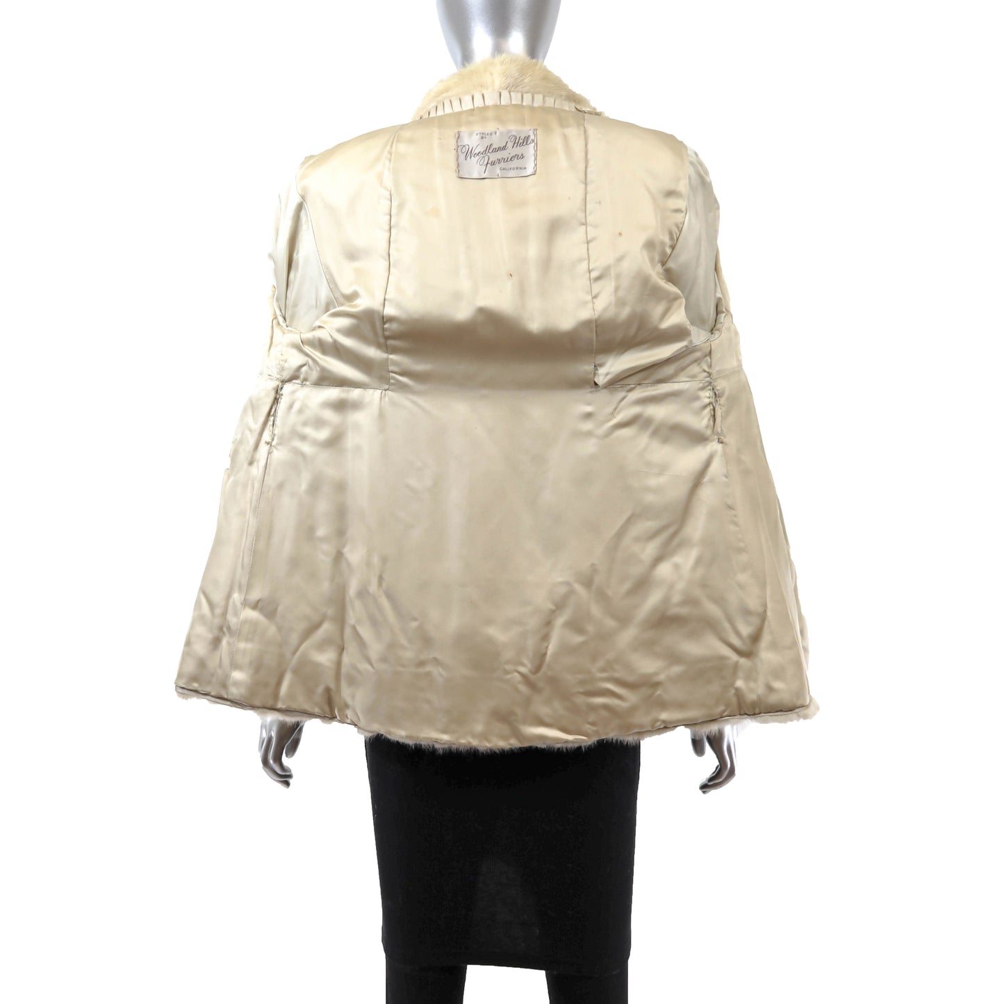 Beige Mink Jacket- Size S