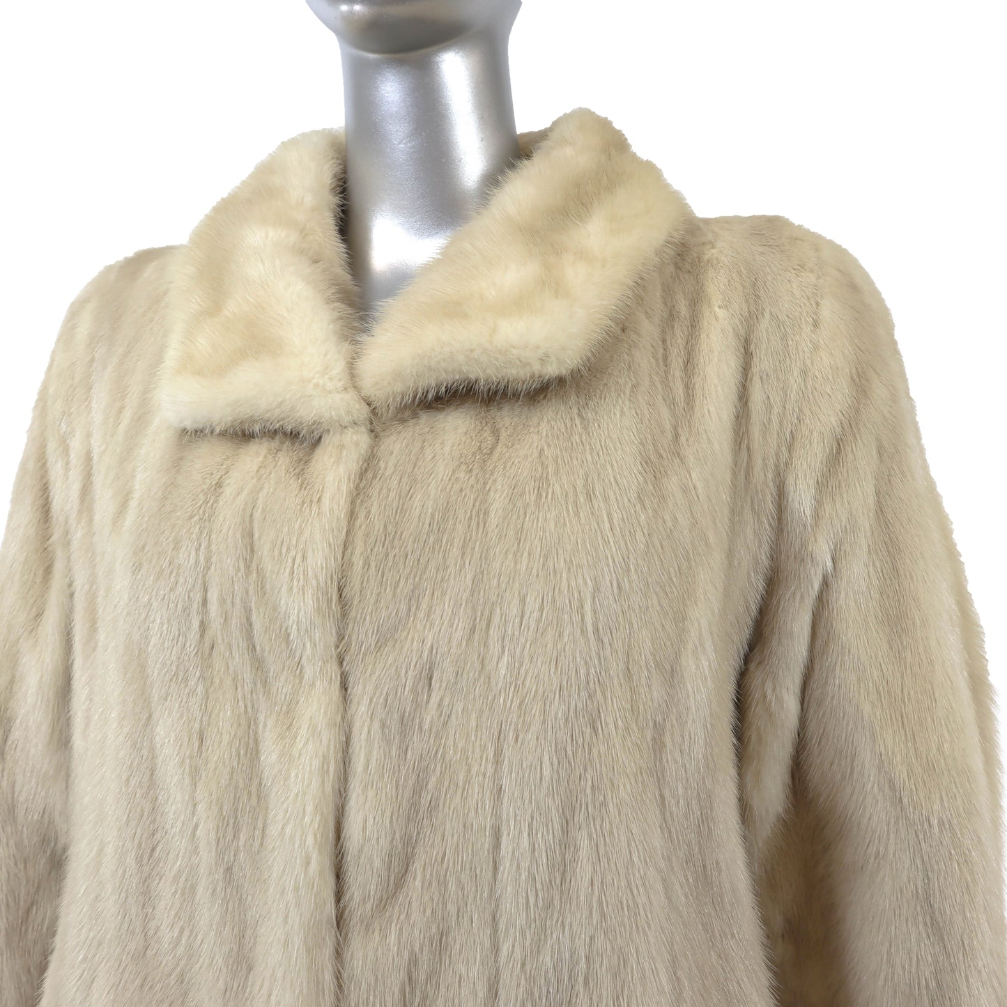 Beige Mink Jacket- Size S