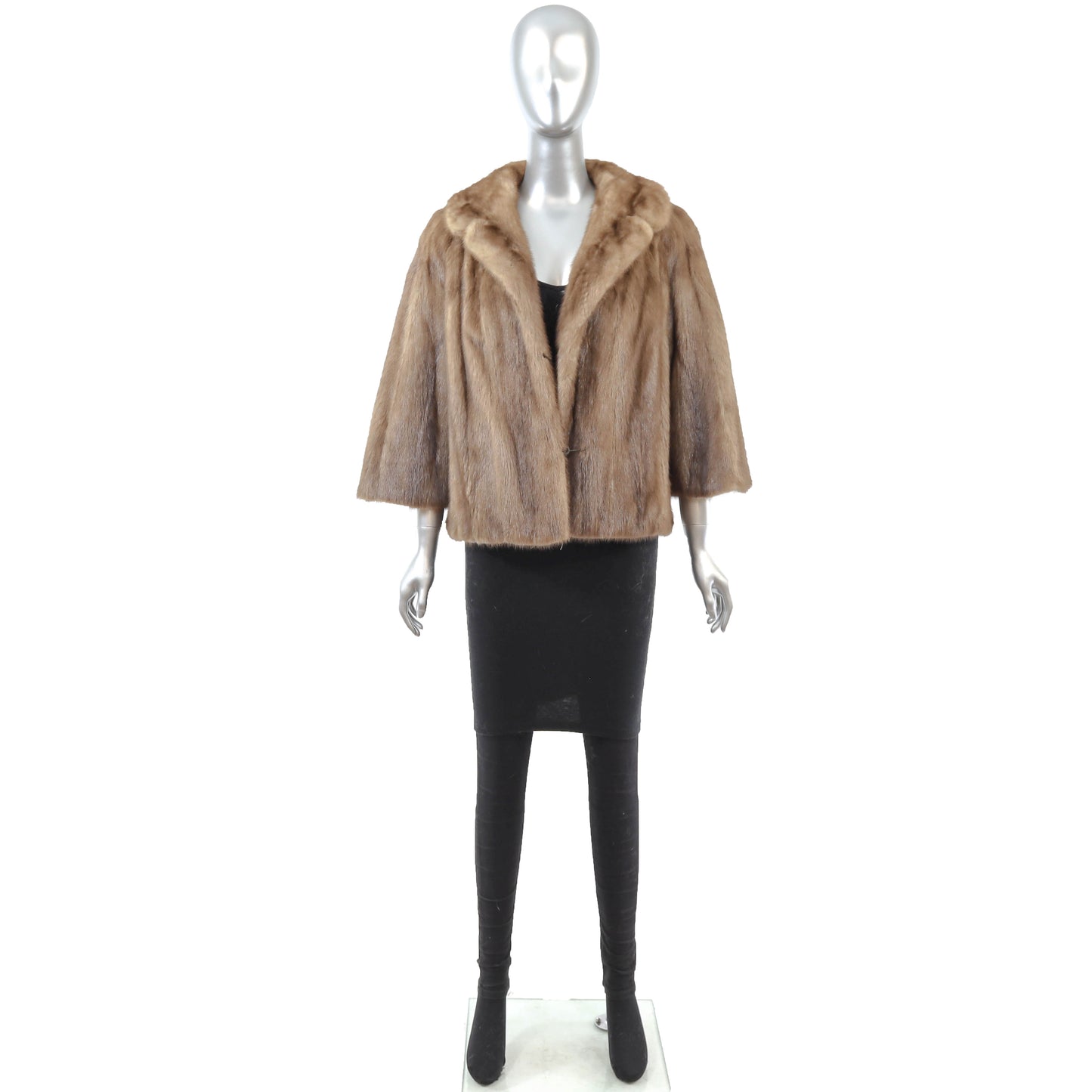 Light Brown Mink Jacket- Size M