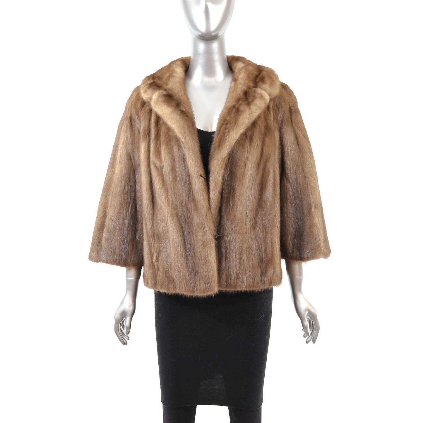 Light Brown Mink Jacket- Size M