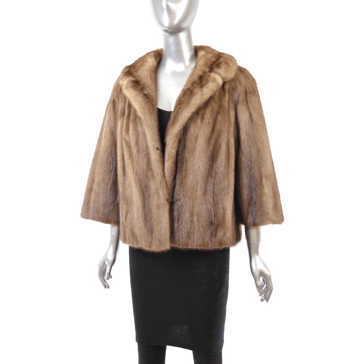 Light Brown Mink Jacket- Size M