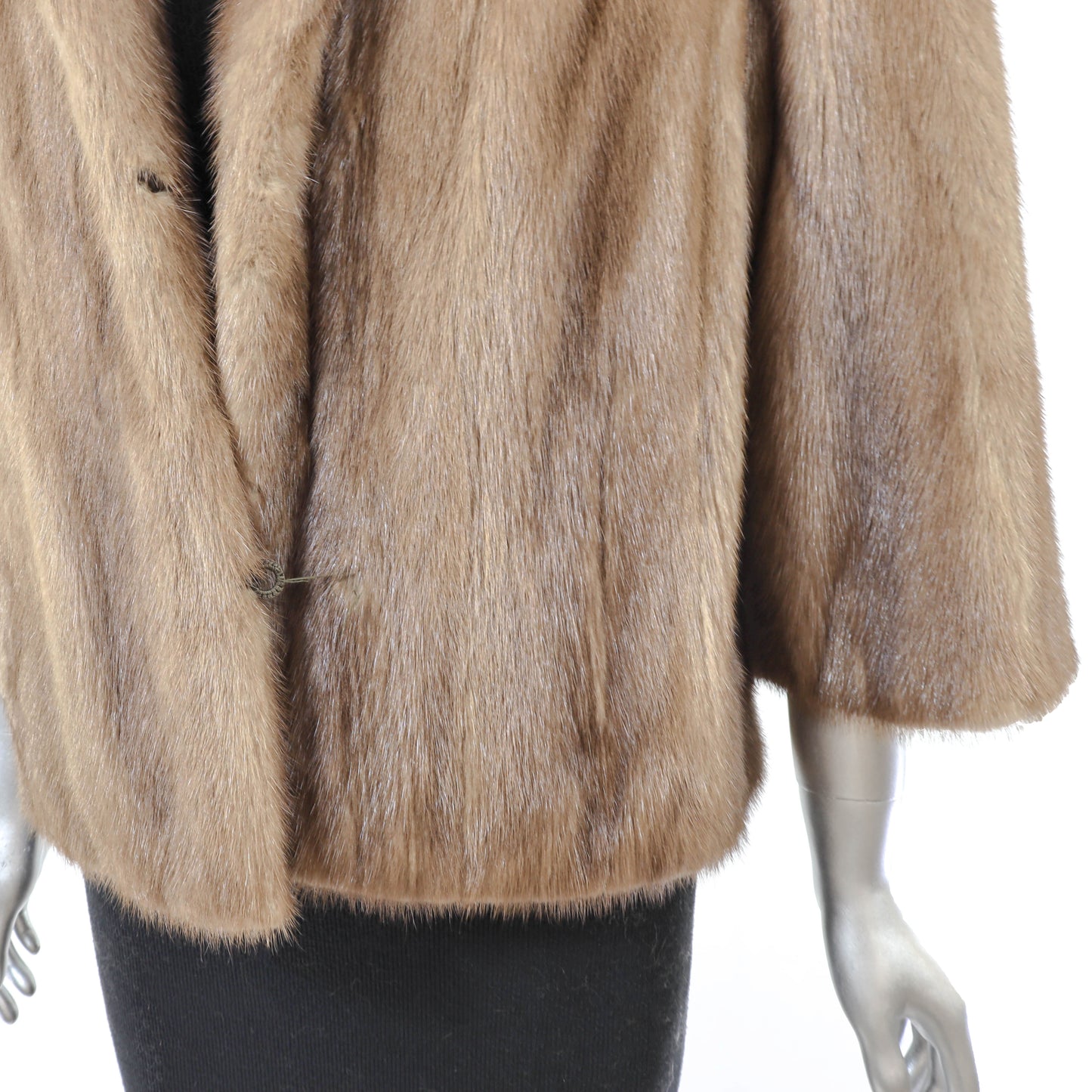 Light Brown Mink Jacket- Size M
