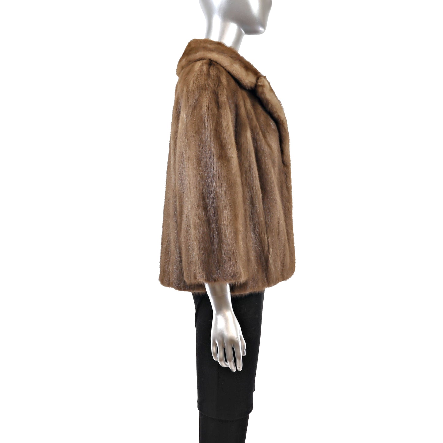 Light Brown Mink Jacket- Size M
