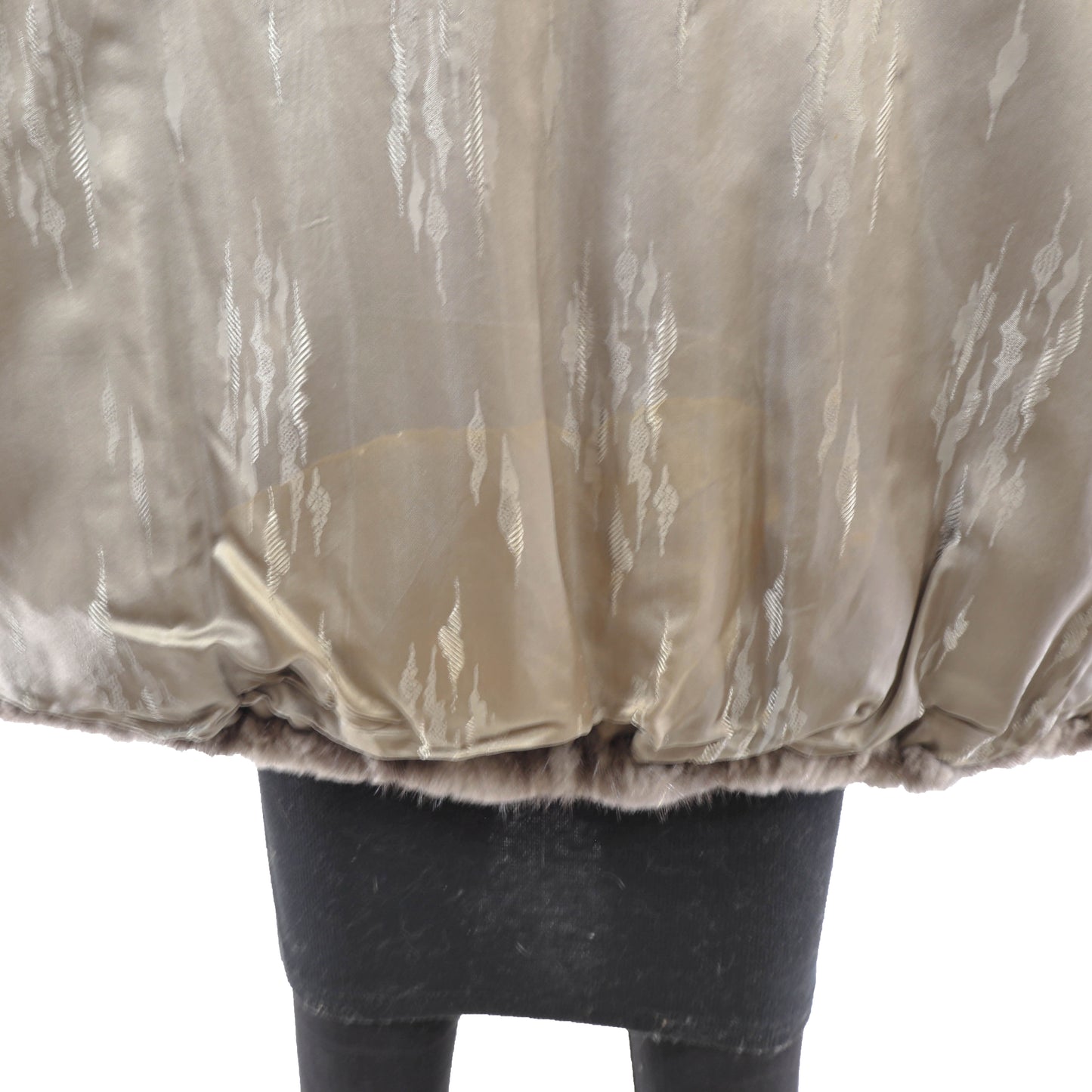 Grey Mink Jacket- Size XXL