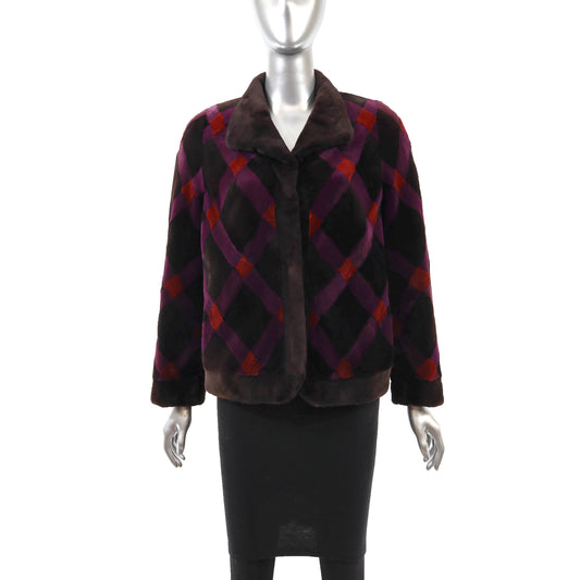 Sheared Mink Jacket- Size S