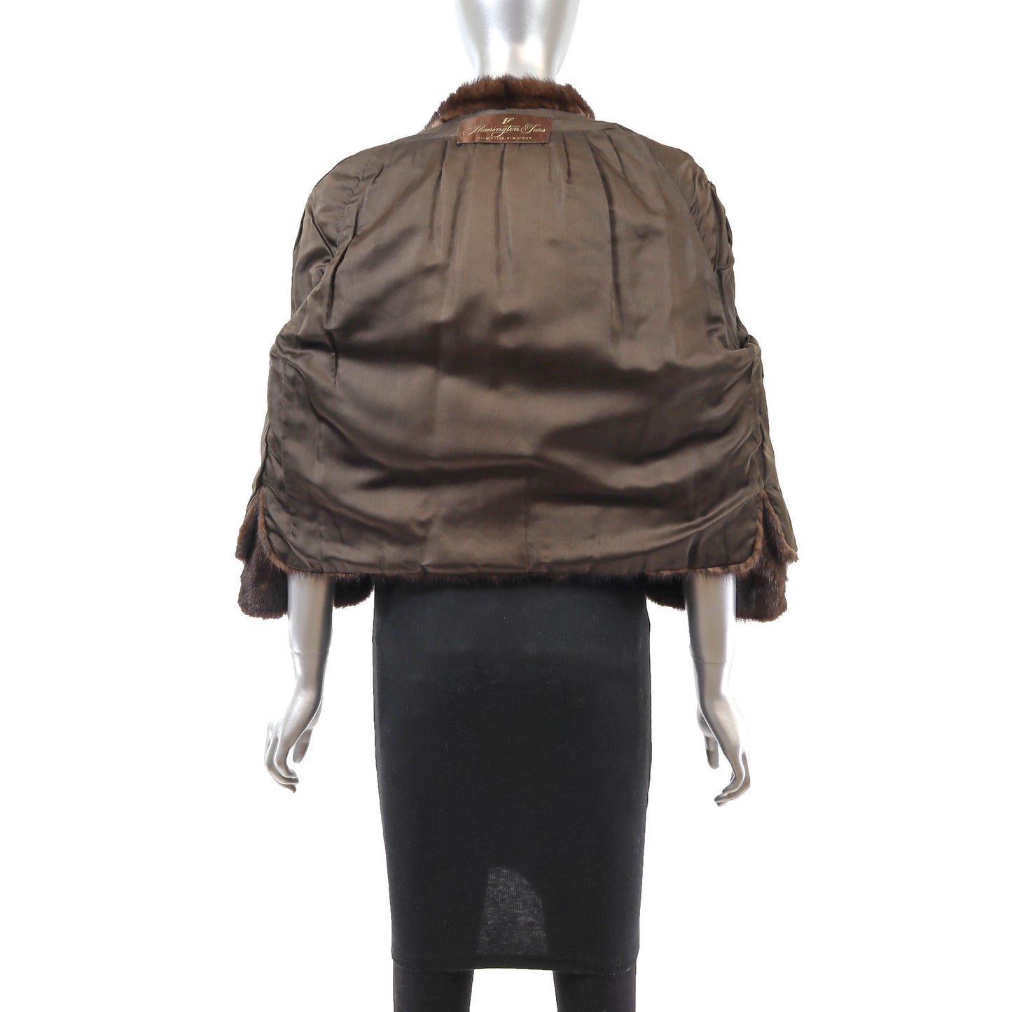 Brown Mink Jacket- Size M