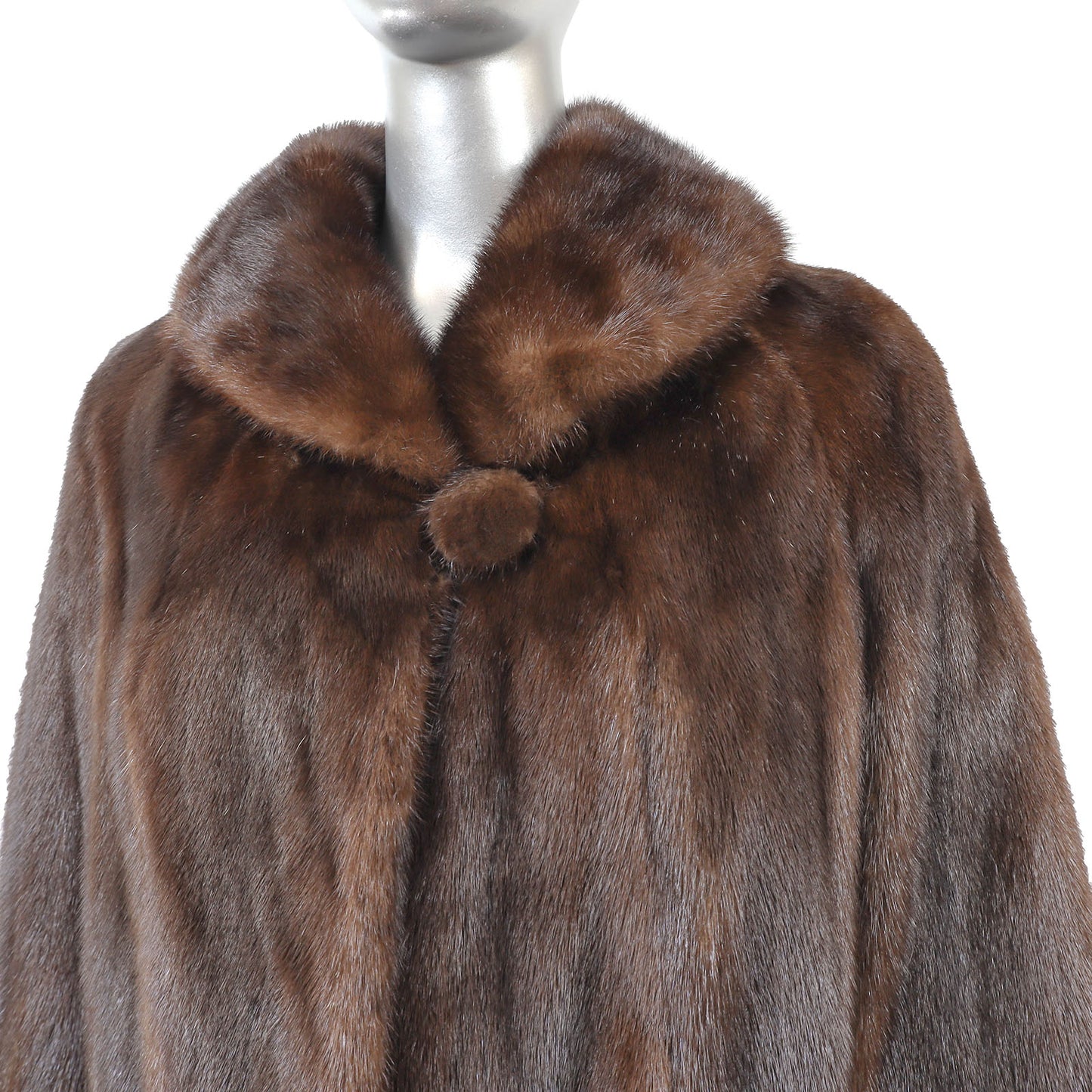 Brown Mink Jacket- Size M