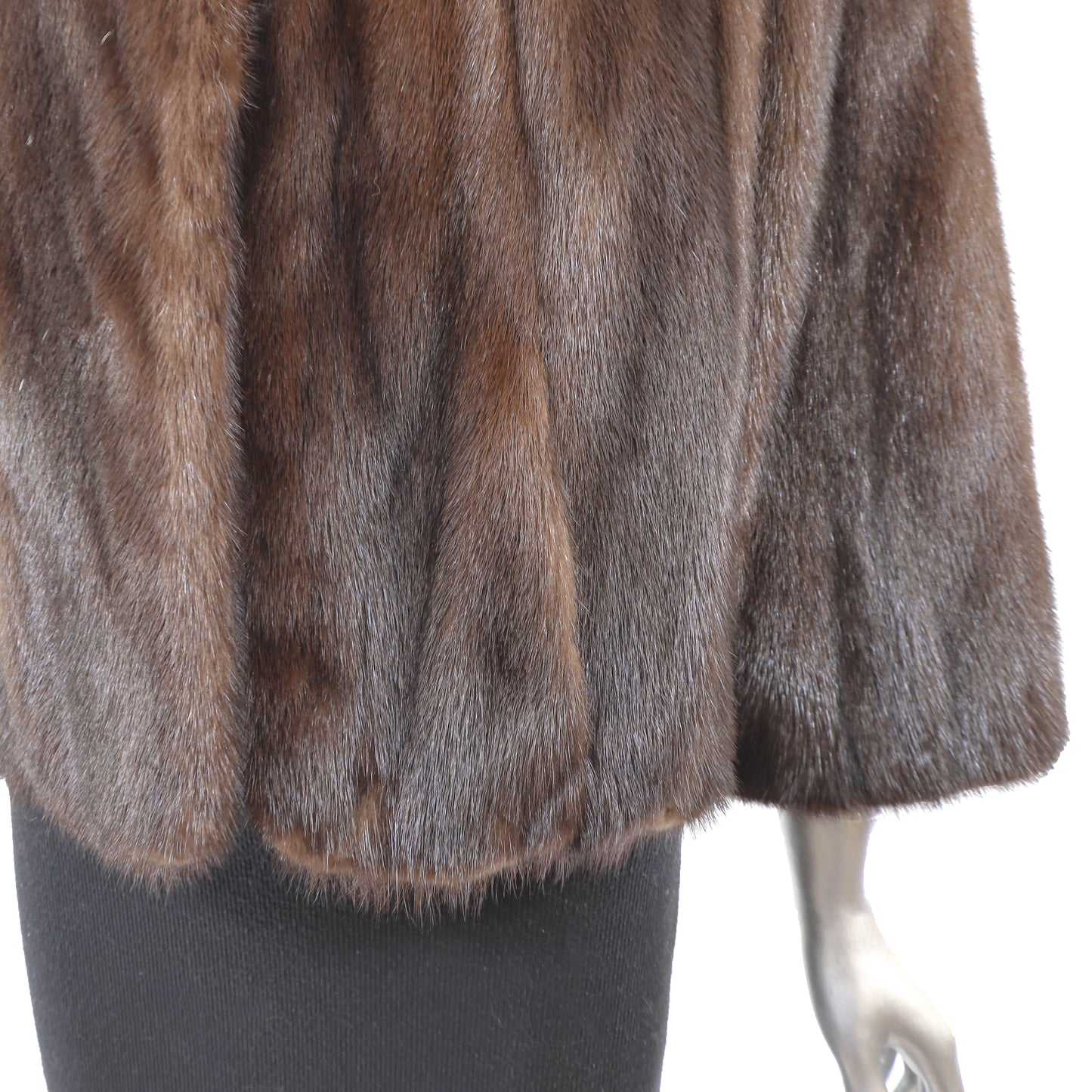 Brown Mink Jacket- Size M