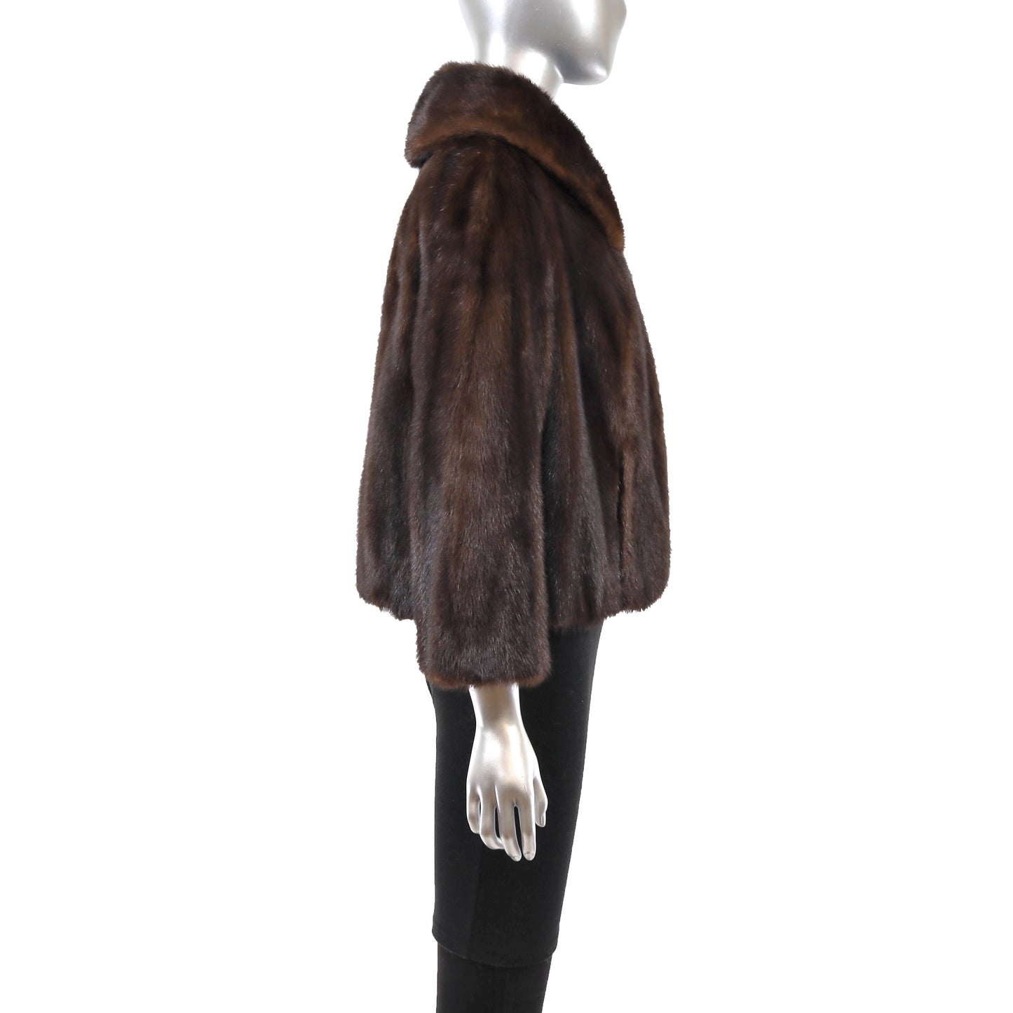 Brown Mink Jacket- Size M