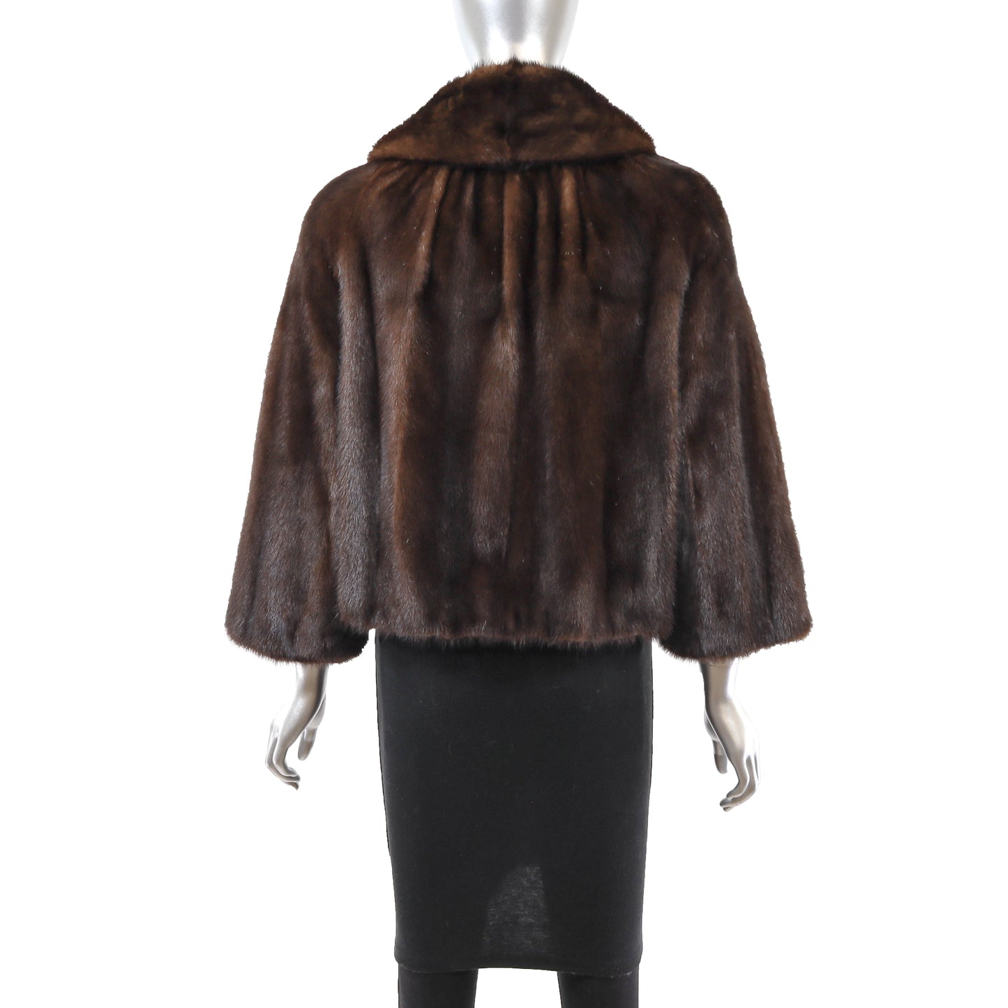 Brown Mink Jacket- Size M