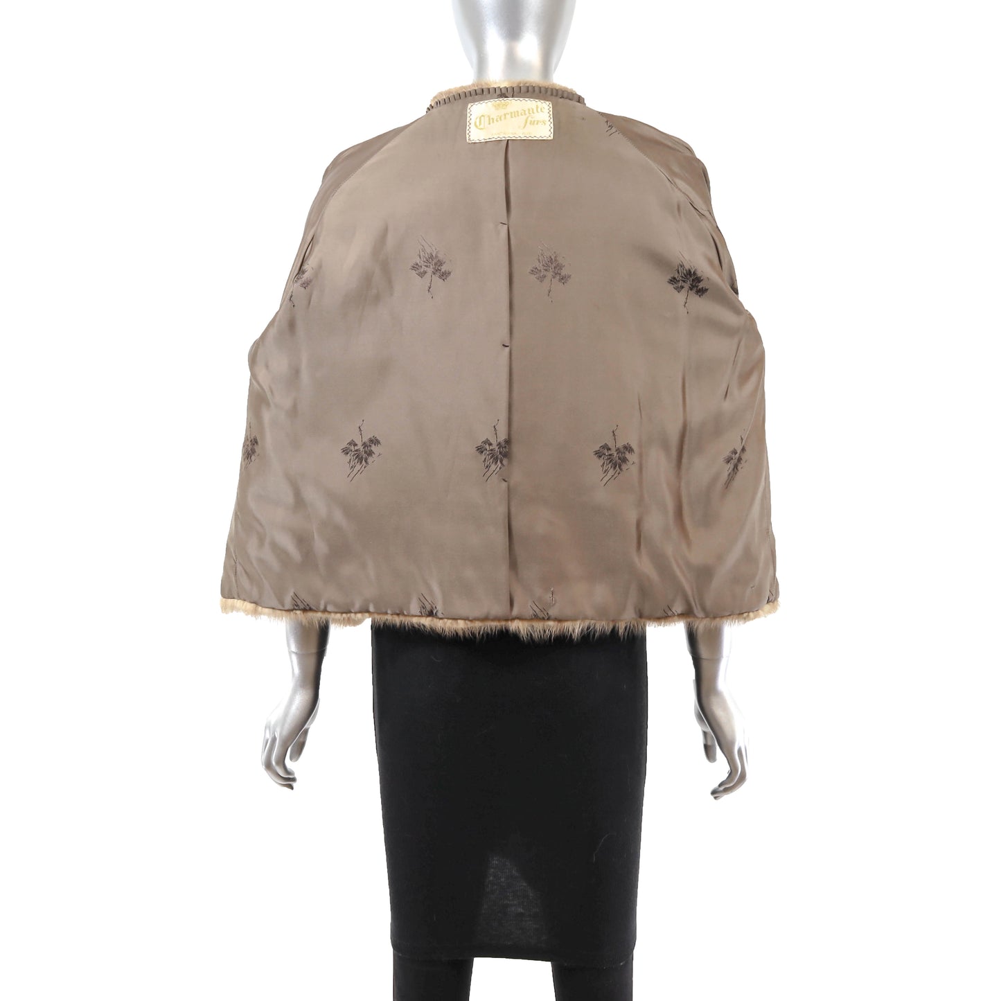 Light Brown Mink Jacket- Size M