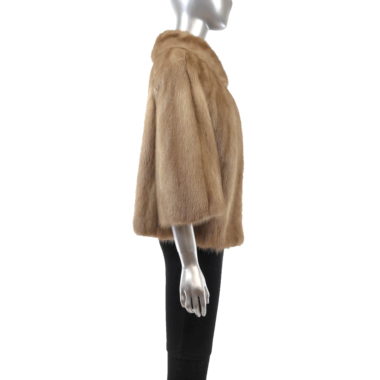 Light Brown Mink Jacket- Size M