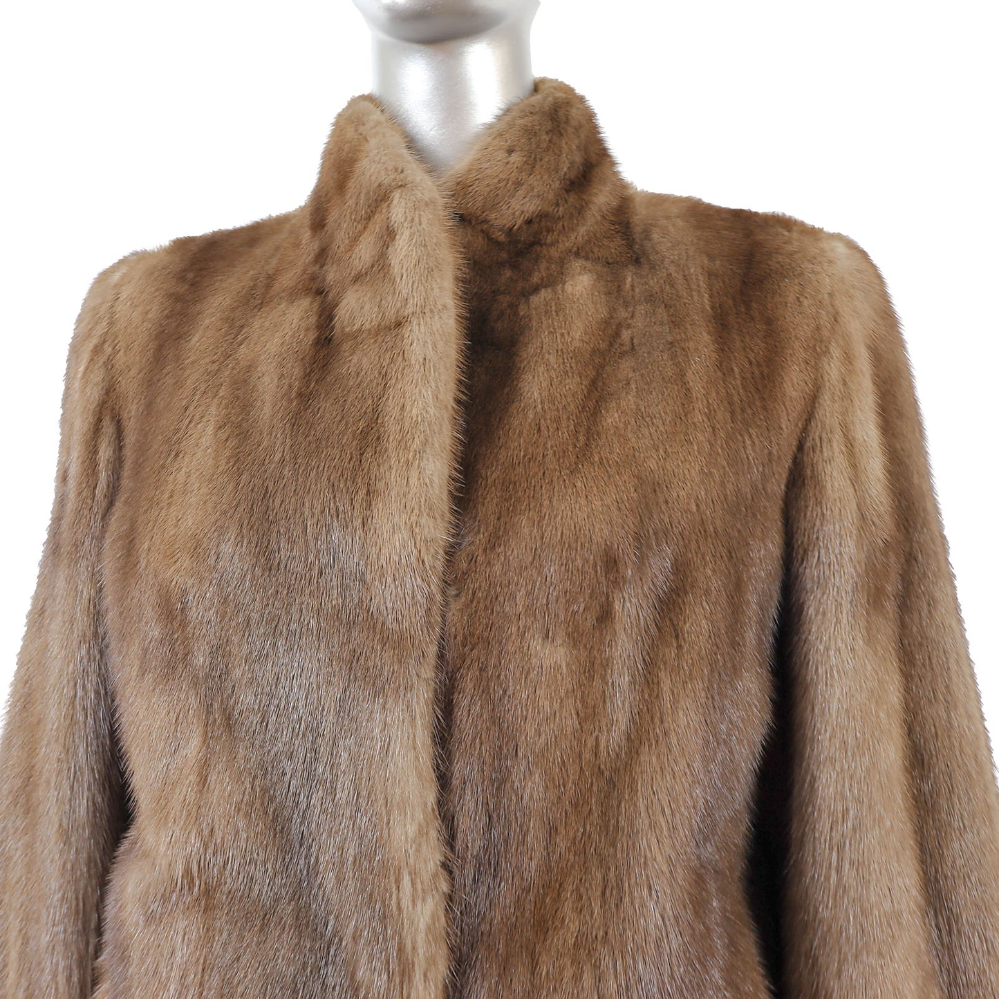 Brown Mink Jacket- Size M