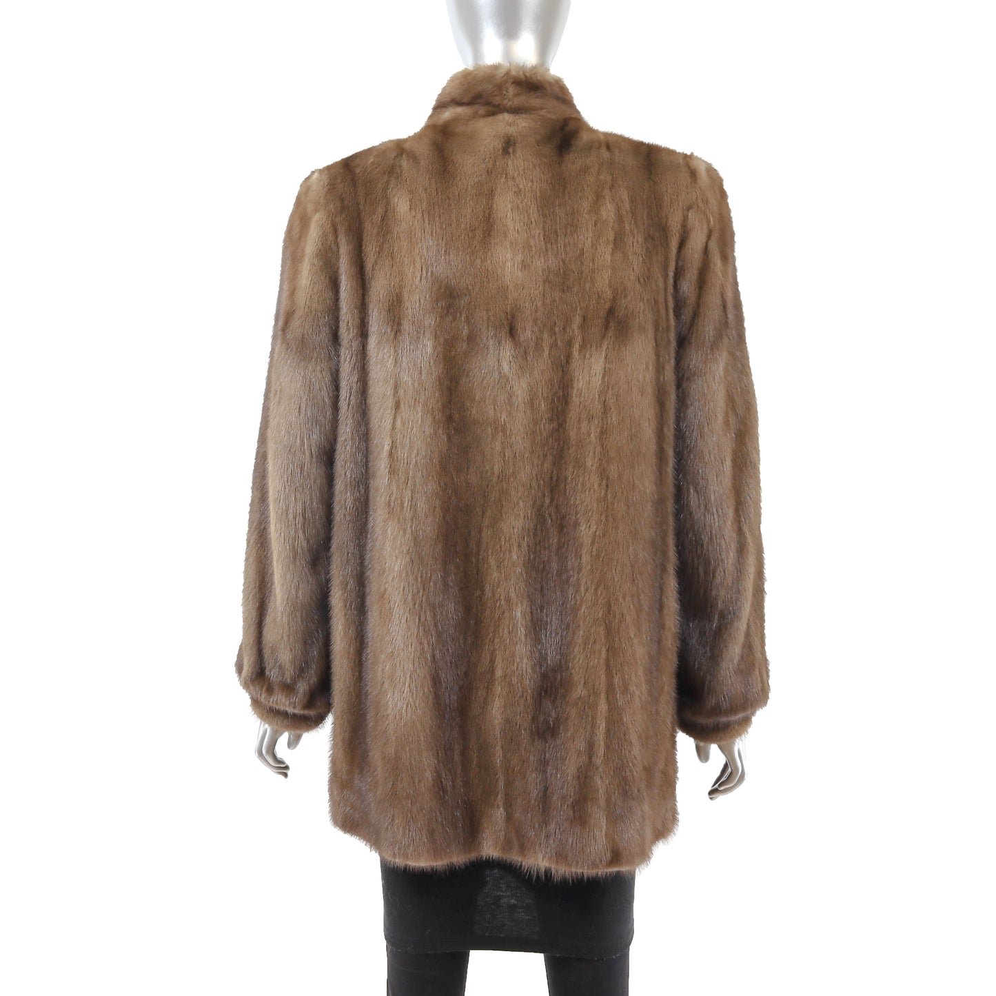 Brown Mink Jacket- Size M