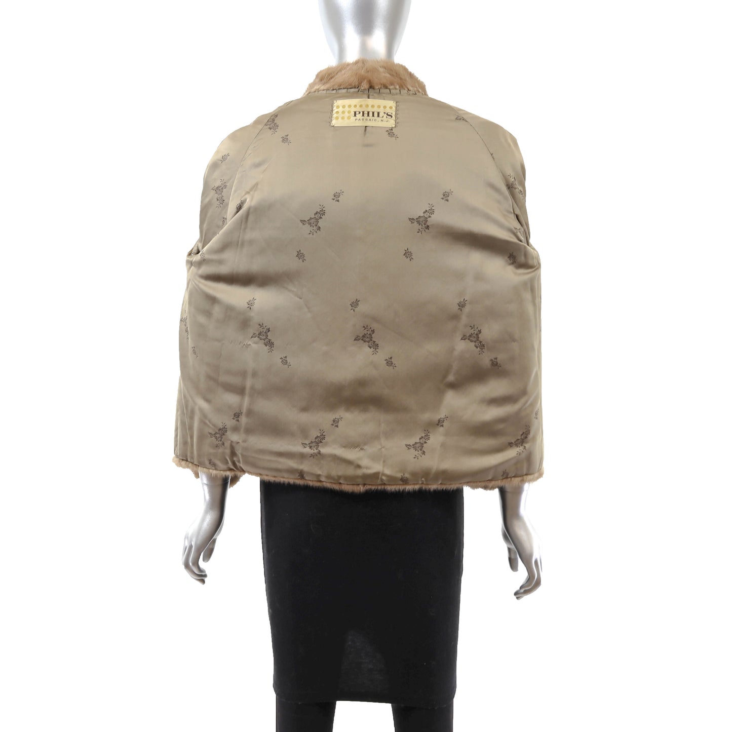 Light Brown Mink Jacket- Size M