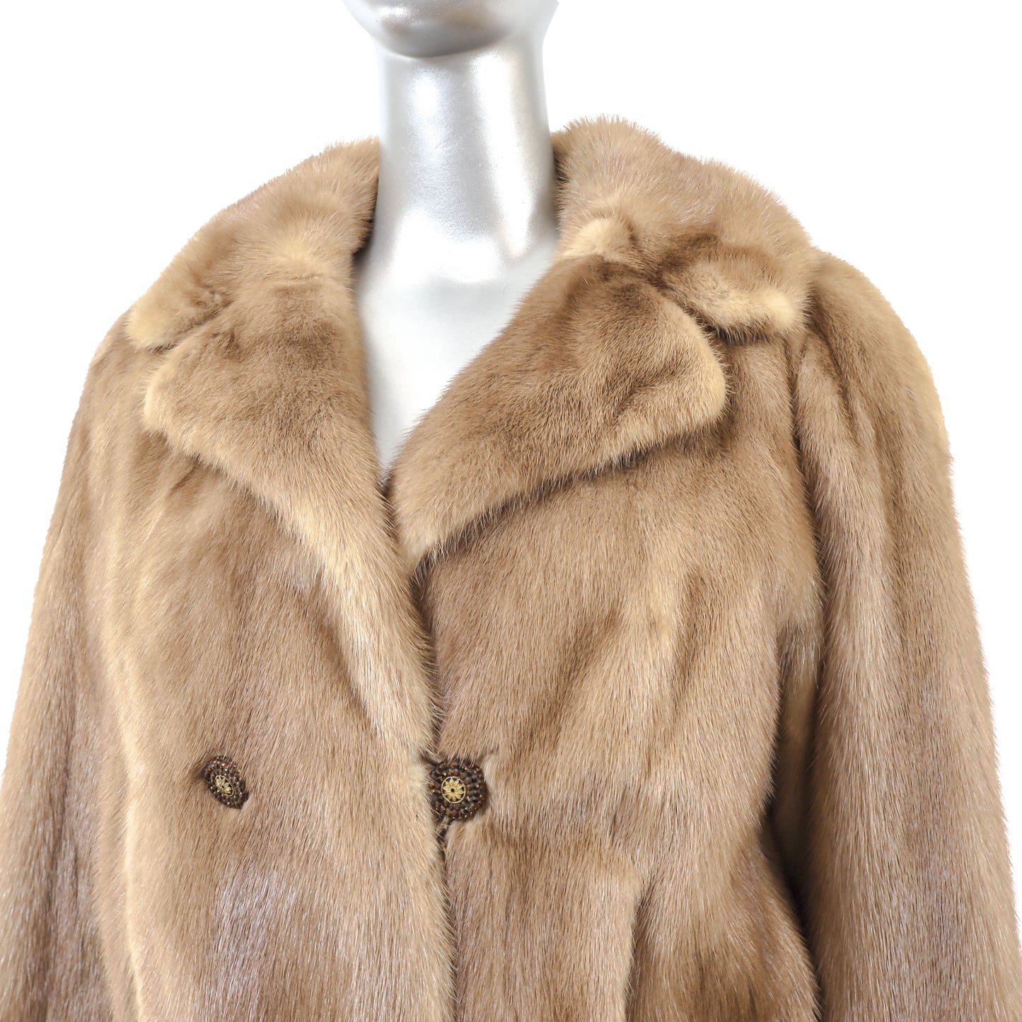 Light Brown Mink Jacket- Size M