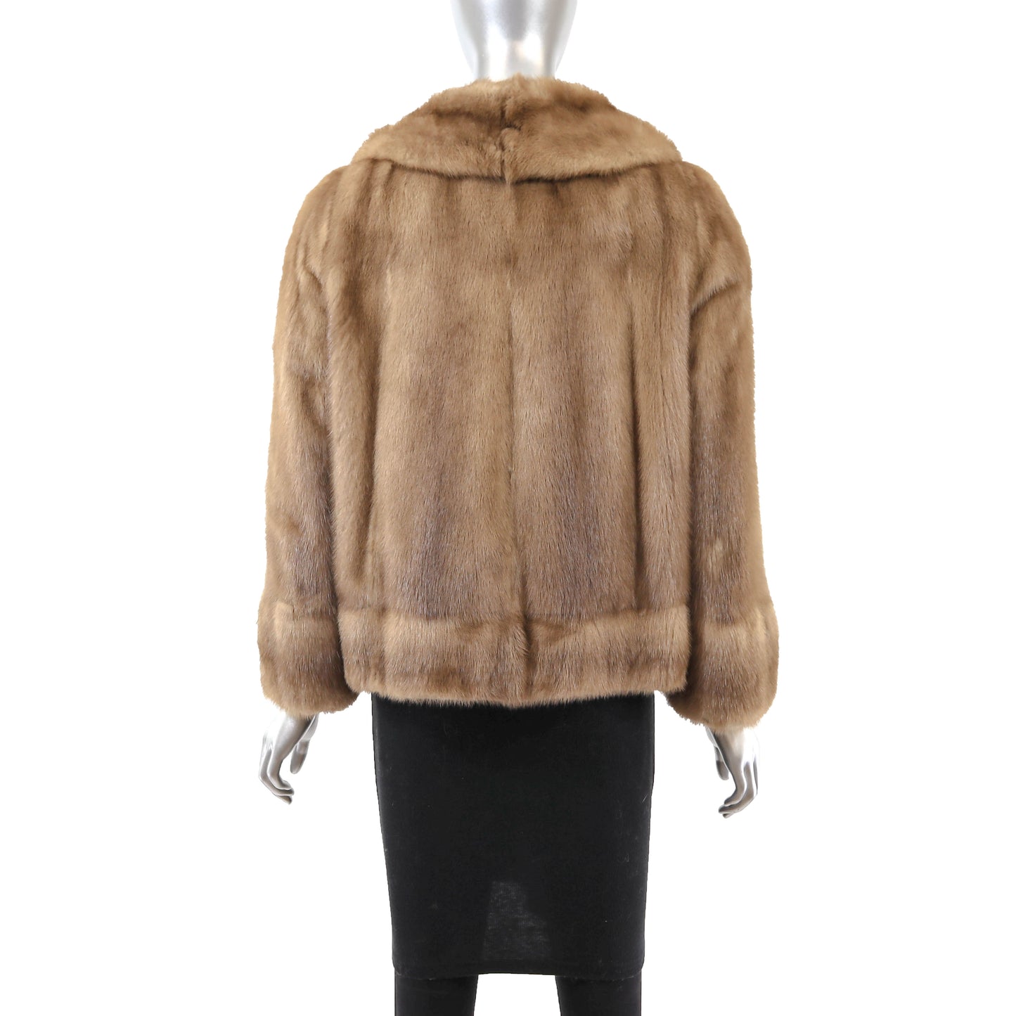 Light Brown Mink Jacket- Size M