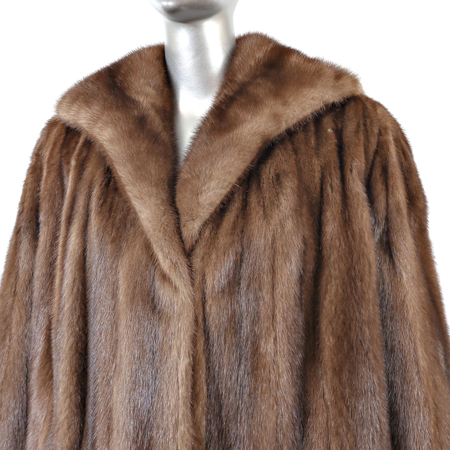 Brown Mink Jacket- Size L