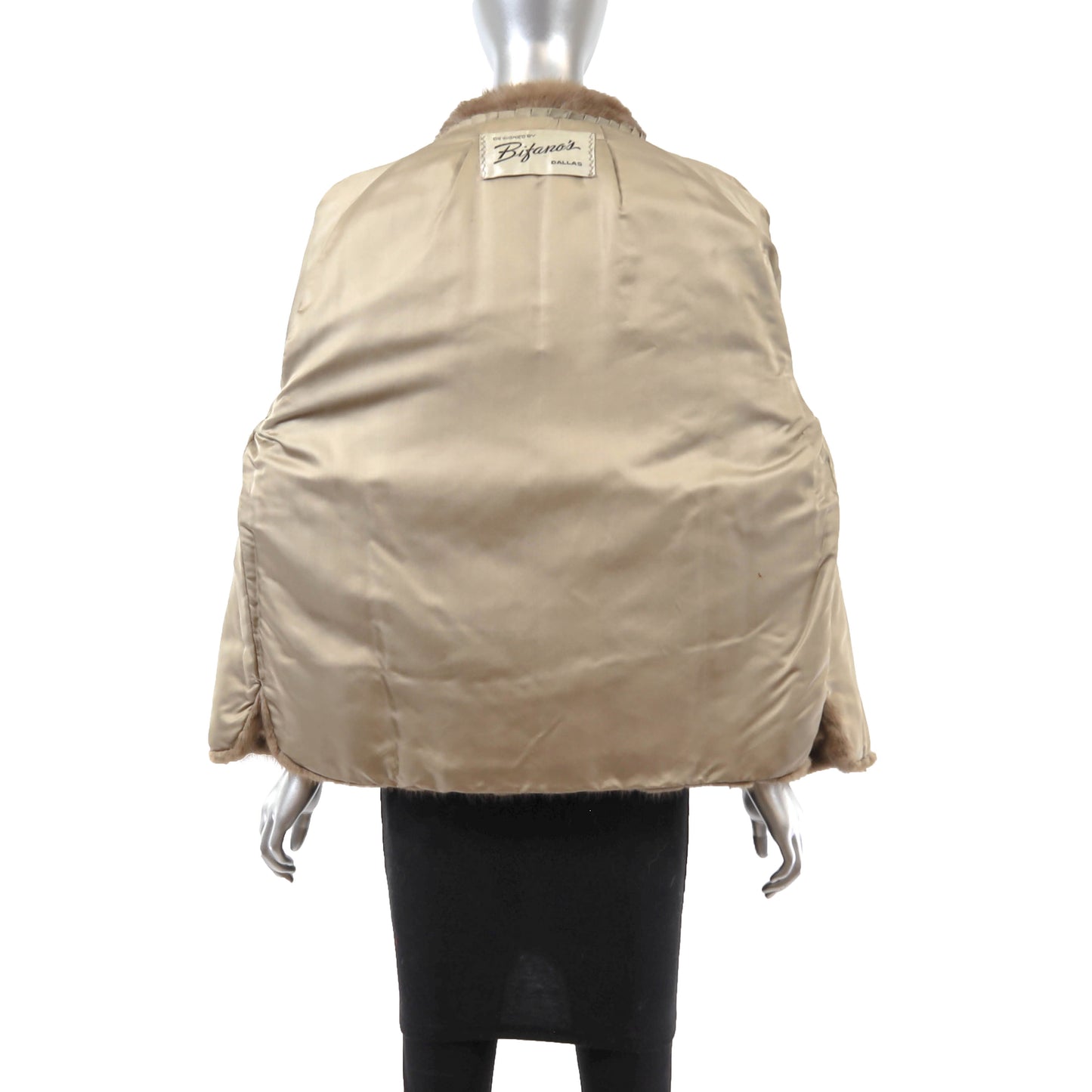 Light Brown Mink Jacket- Size L