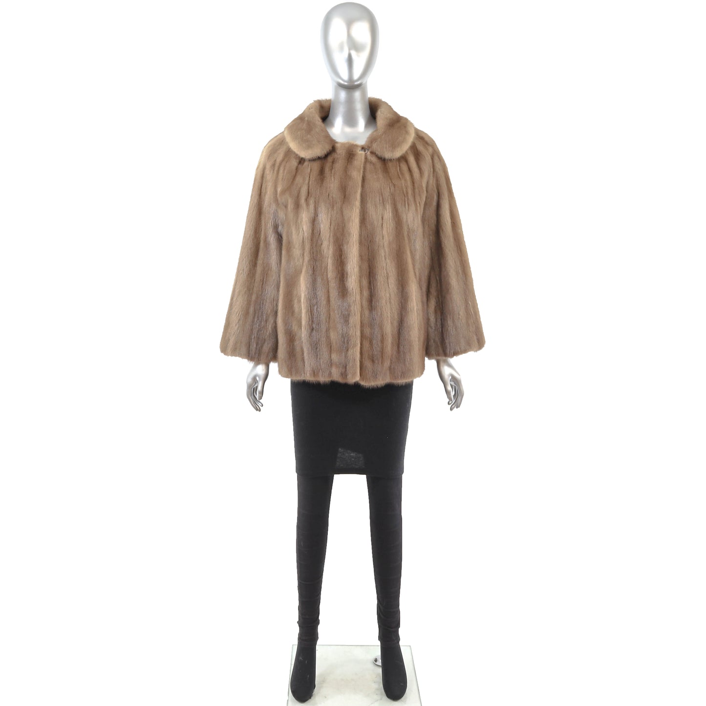 Light Brown Mink Jacket- Size L