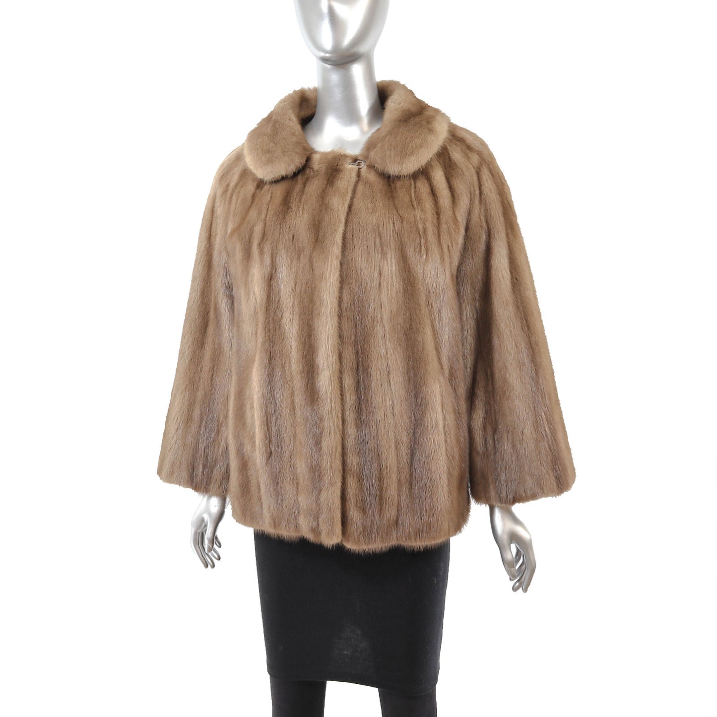 Light Brown Mink Jacket- Size L
