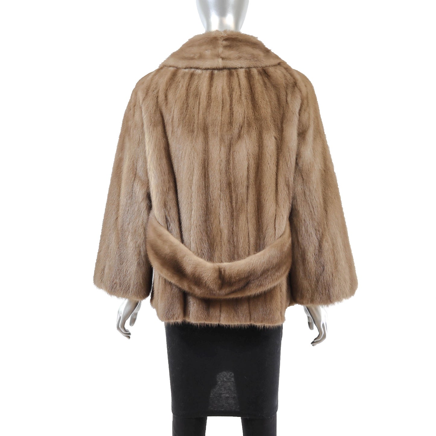Light Brown Mink Jacket- Size L