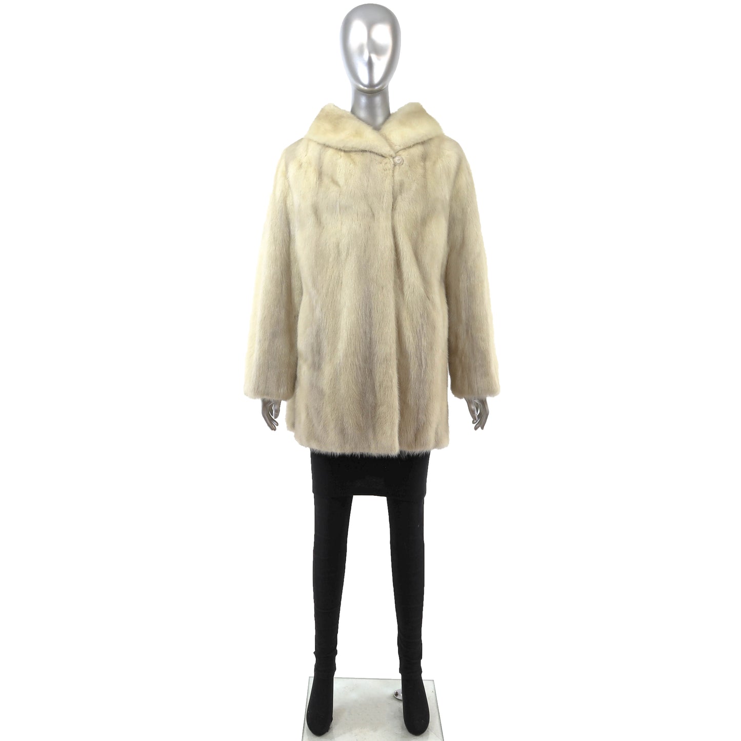 Beige Mink Jacket- Size L