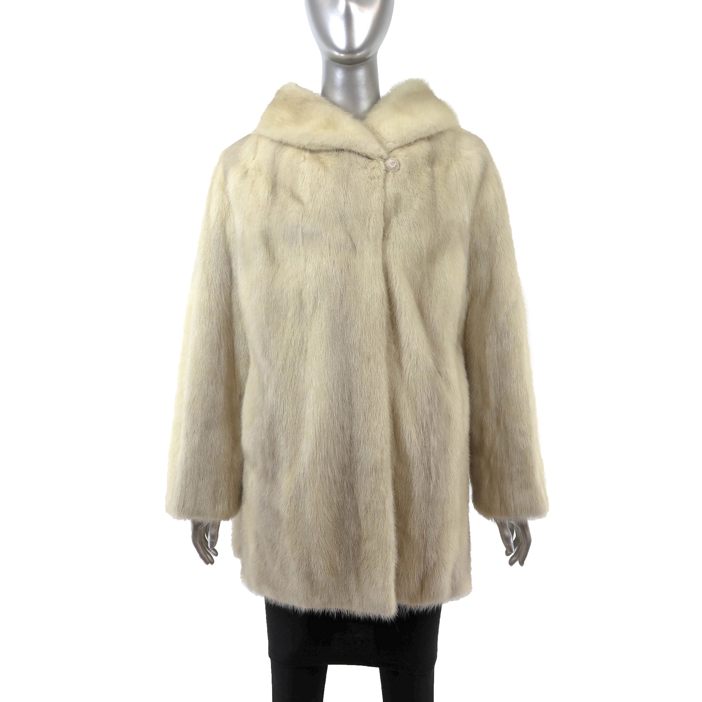 Beige Mink Jacket- Size L