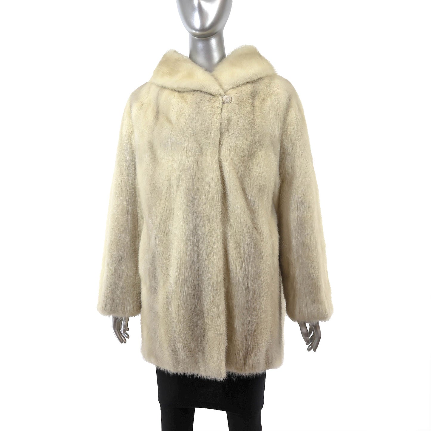 Beige Mink Jacket- Size L