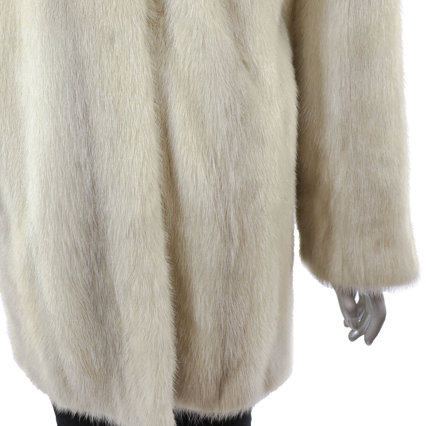 Beige Mink Jacket- Size L